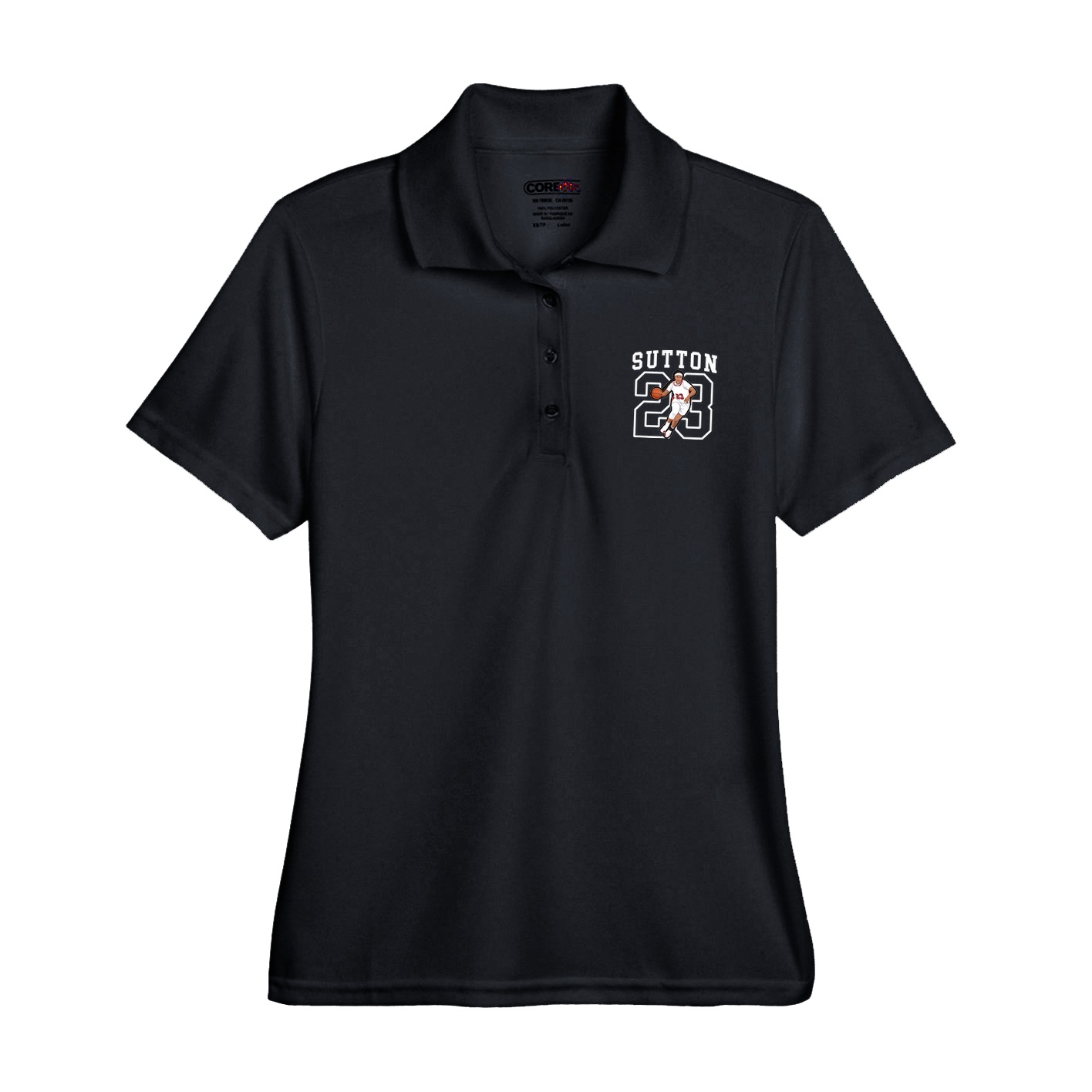 Womens Performance Polo — Shirsey in Black
