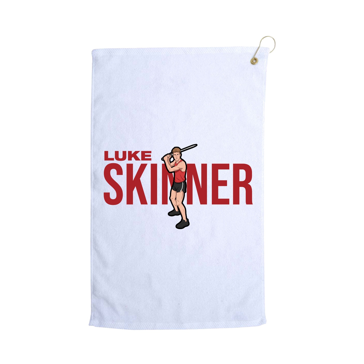 Golf Towel — Player Name in White