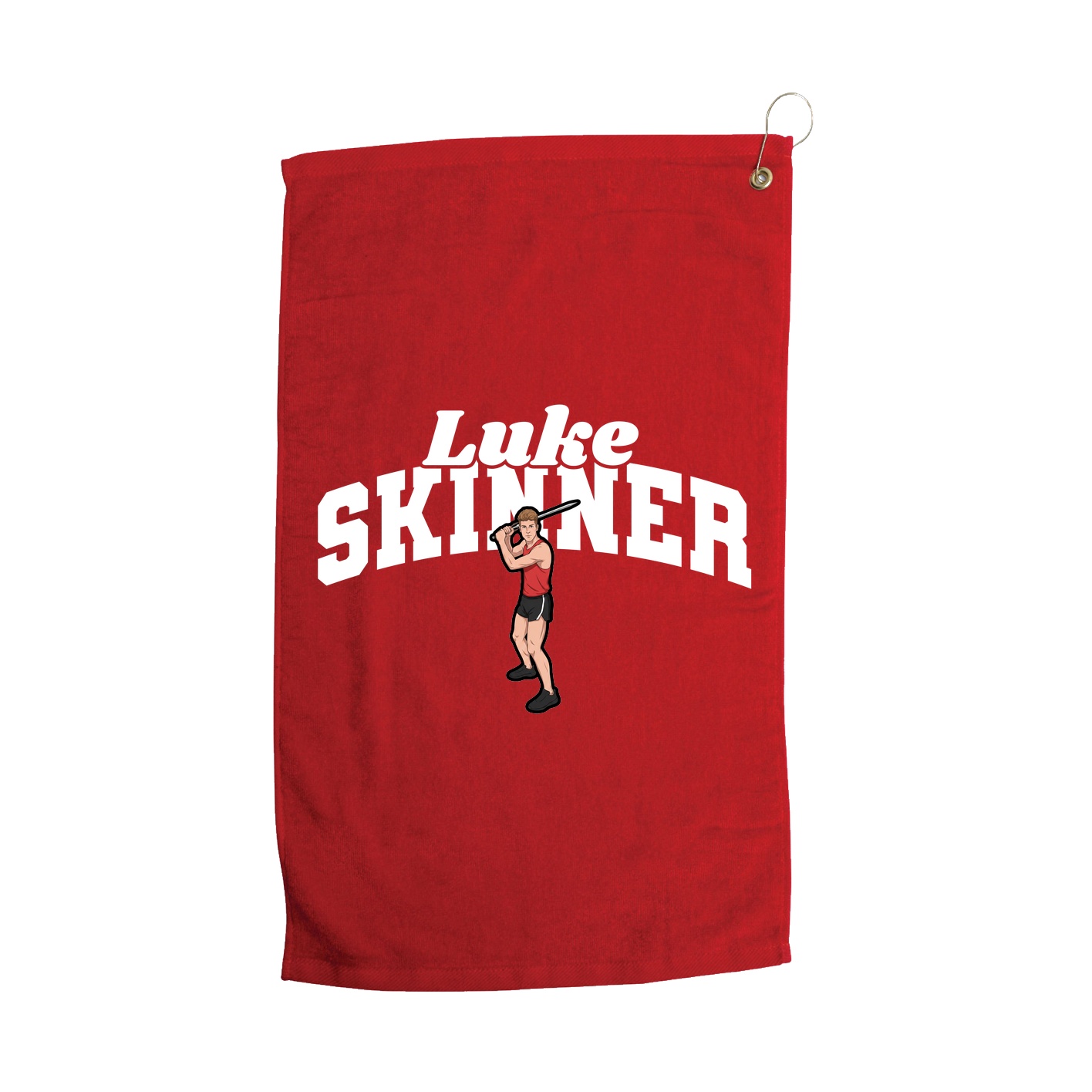 Golf Towel — Signature Arch in Red