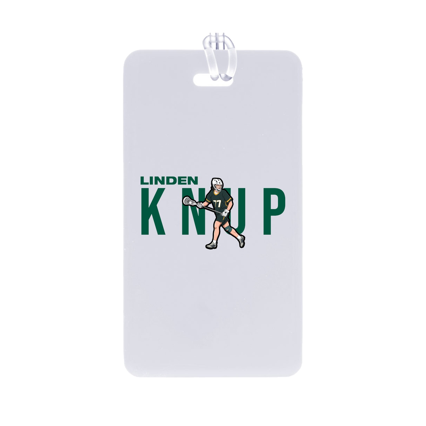 Bag Tag — Player Name in Classic