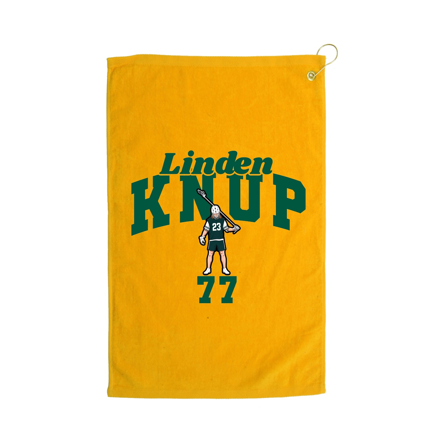 Golf Towel — Signature Arch in Gold