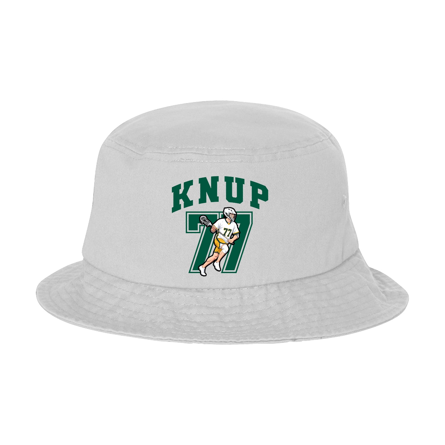 Bucket Cap — Number in White
