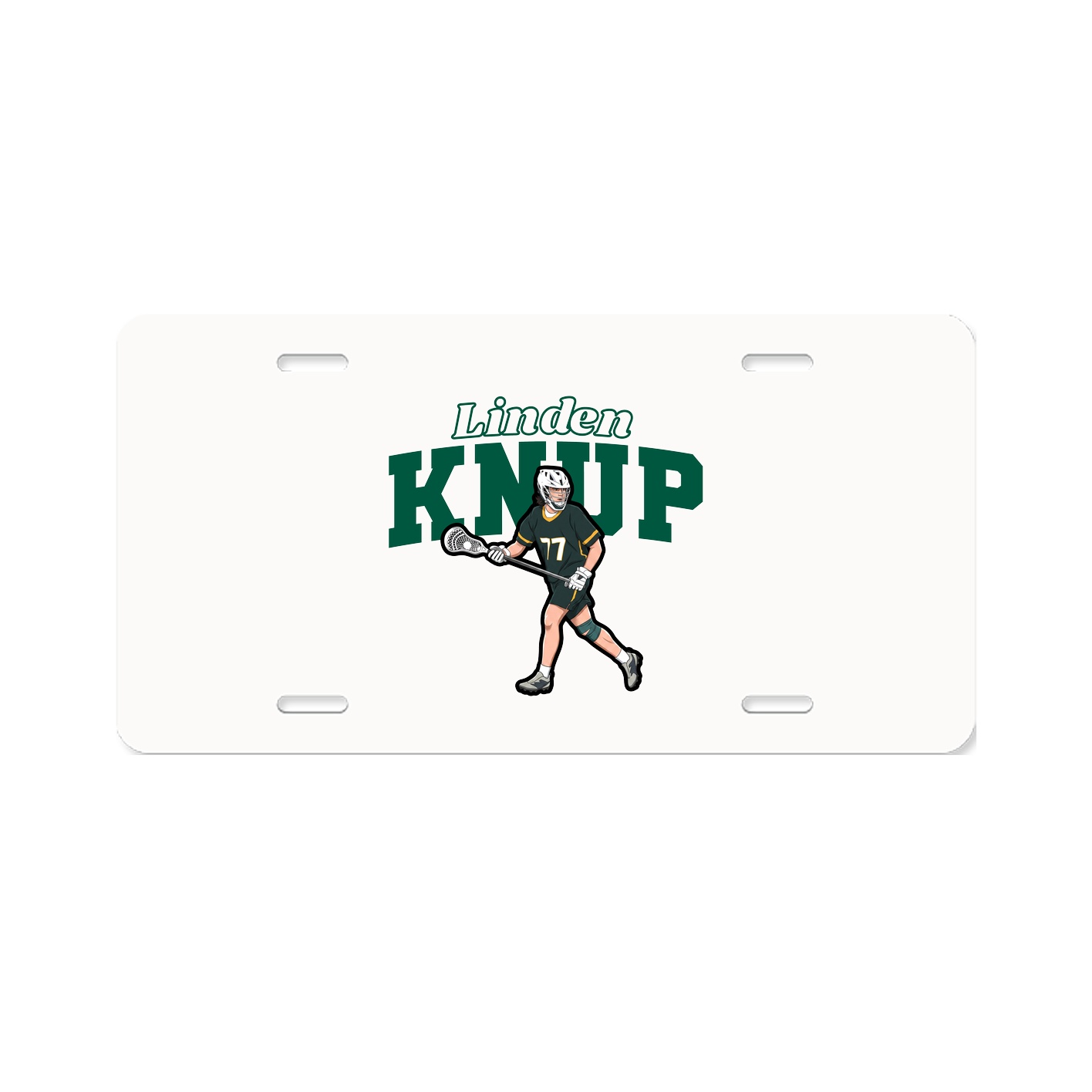 License Plate — Name Arch in Classic