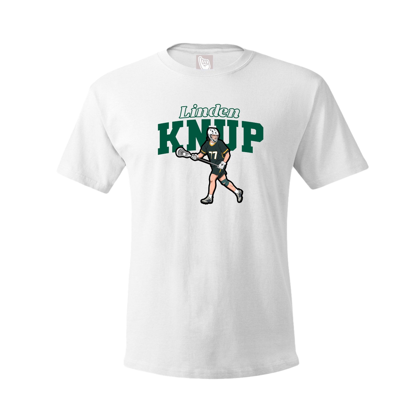 Tee — Name Arch in White