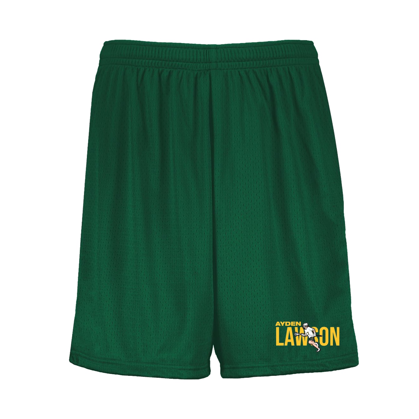 Shorts — Player Name in Green