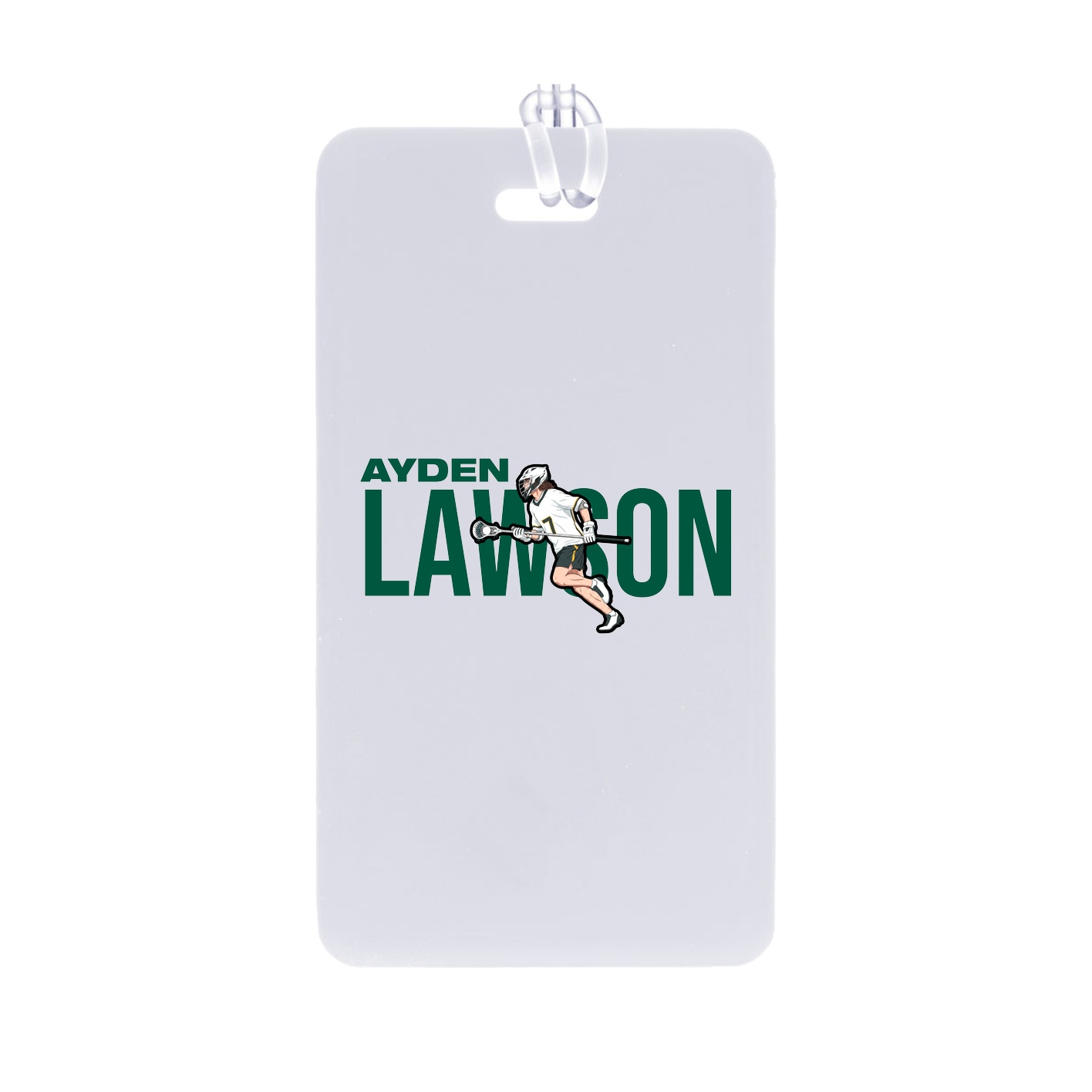 Bag Tag — Player Name in Classic