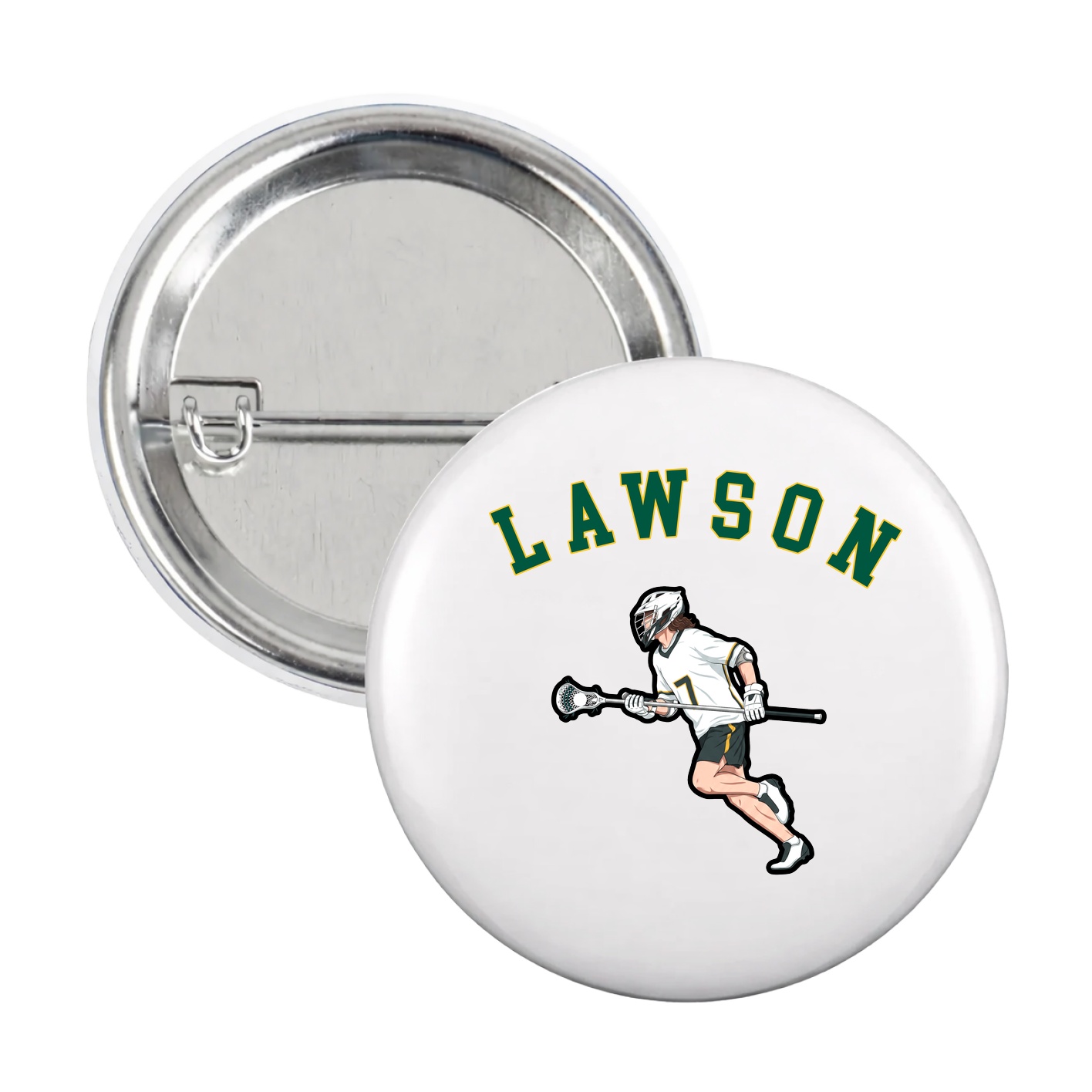 Game Day Button — Shirsey Arch in White