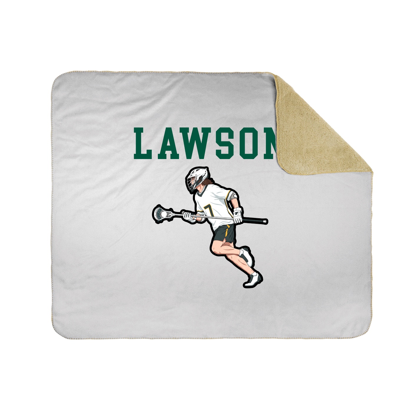 Throw Blanket — Shirsey in White