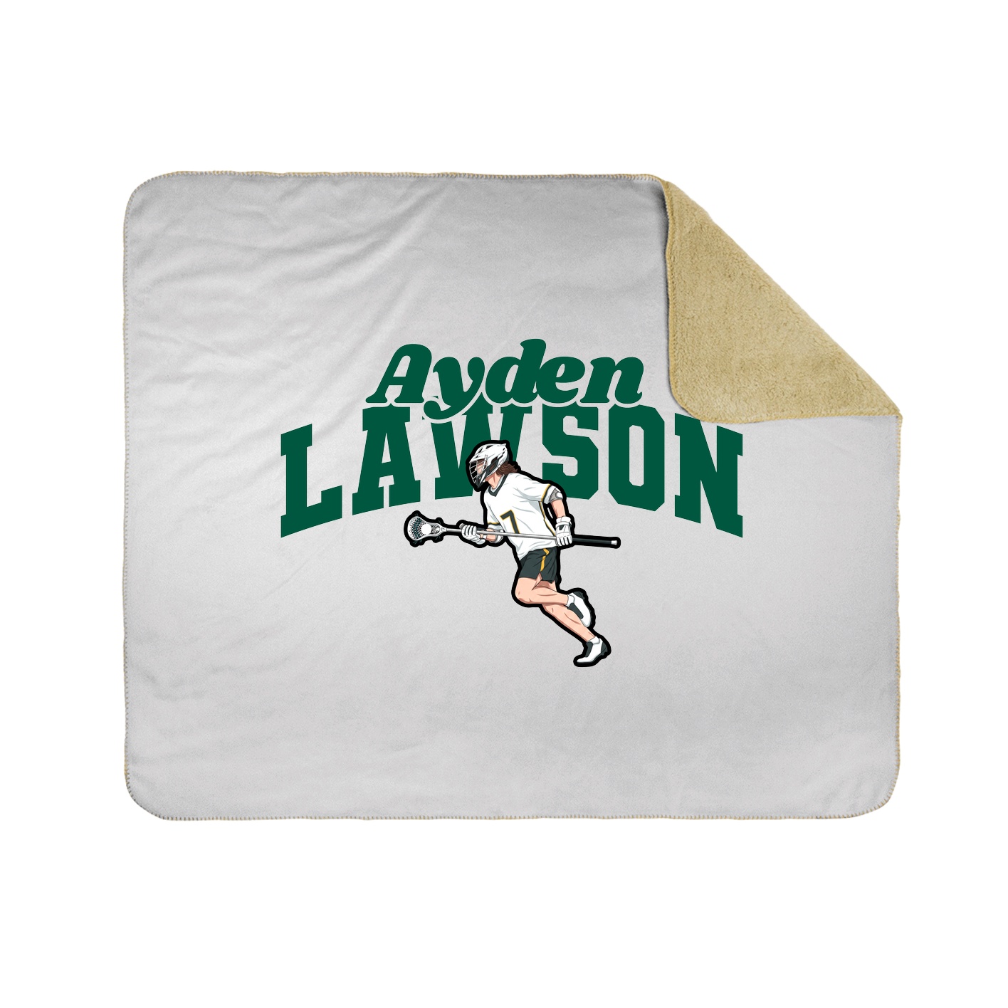 Throw Blanket — Signature Arch in White