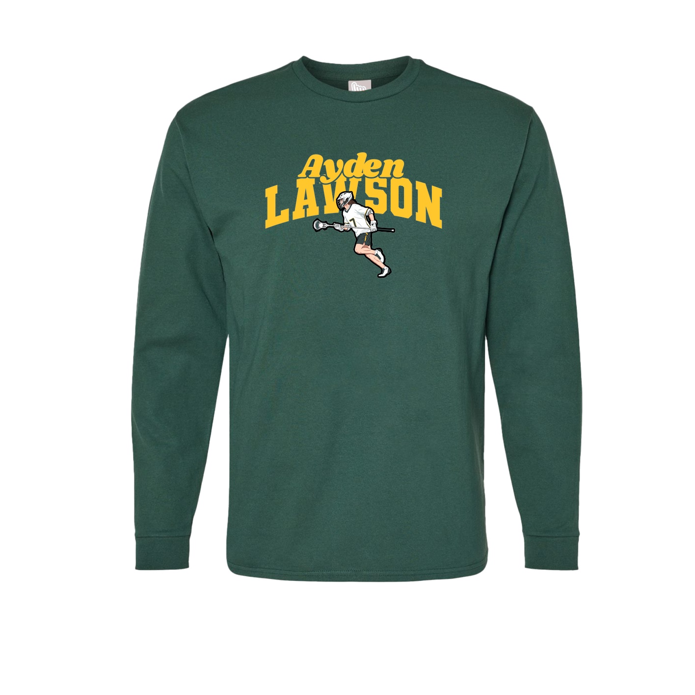 Long Sleeve Tee — Signature Arch in Green