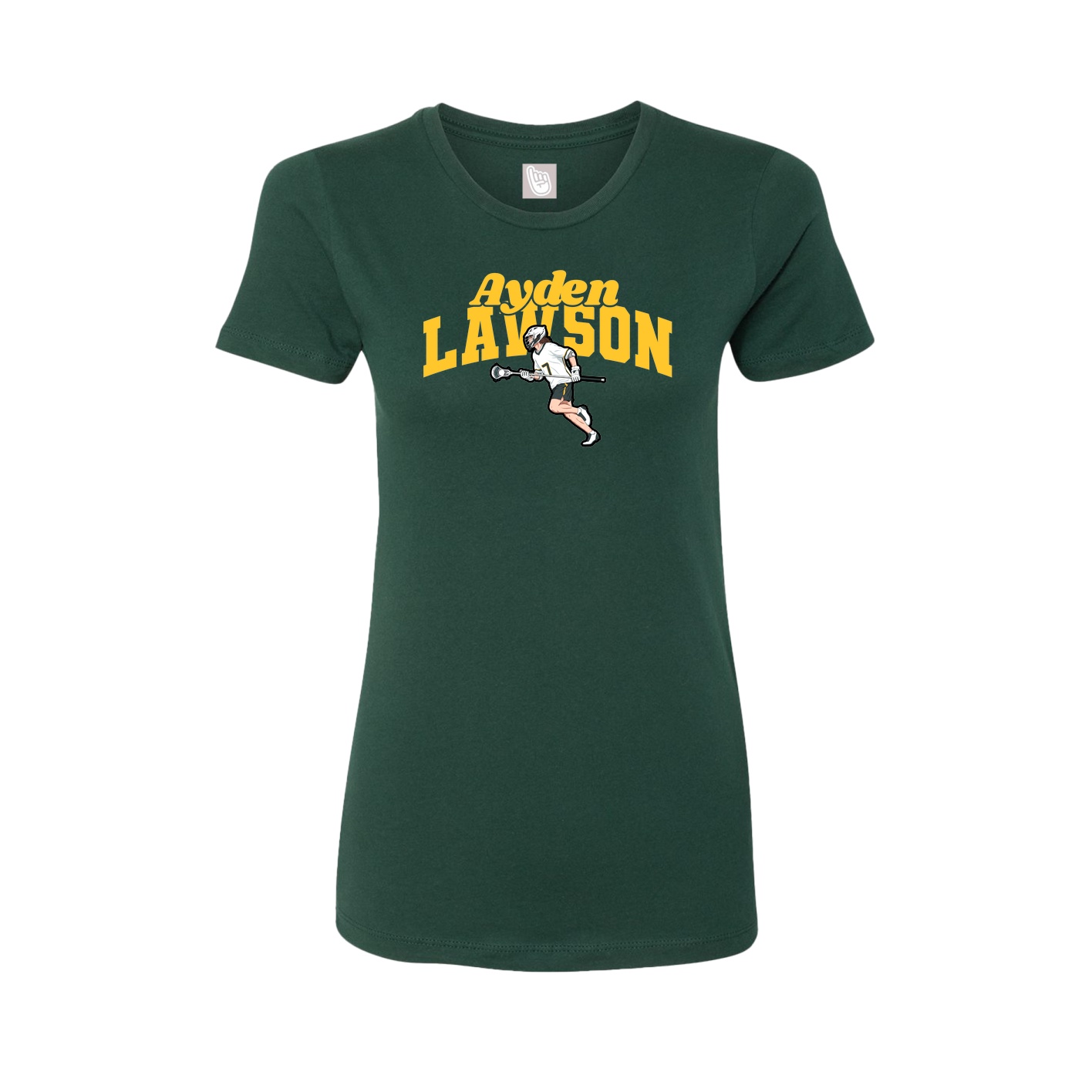 Womens Tee — Signature Arch in Green