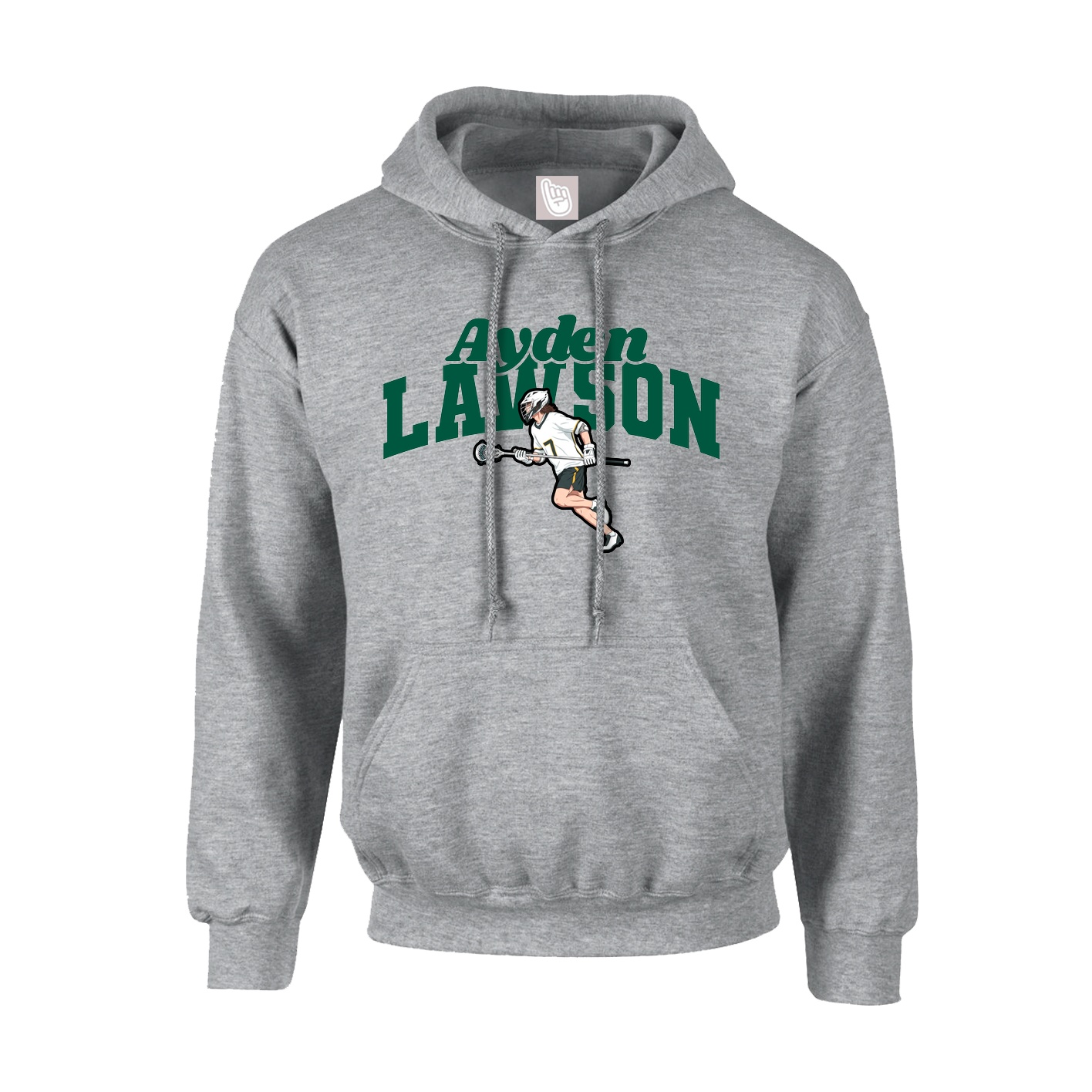 Hoodie — Signature Arch in Grey