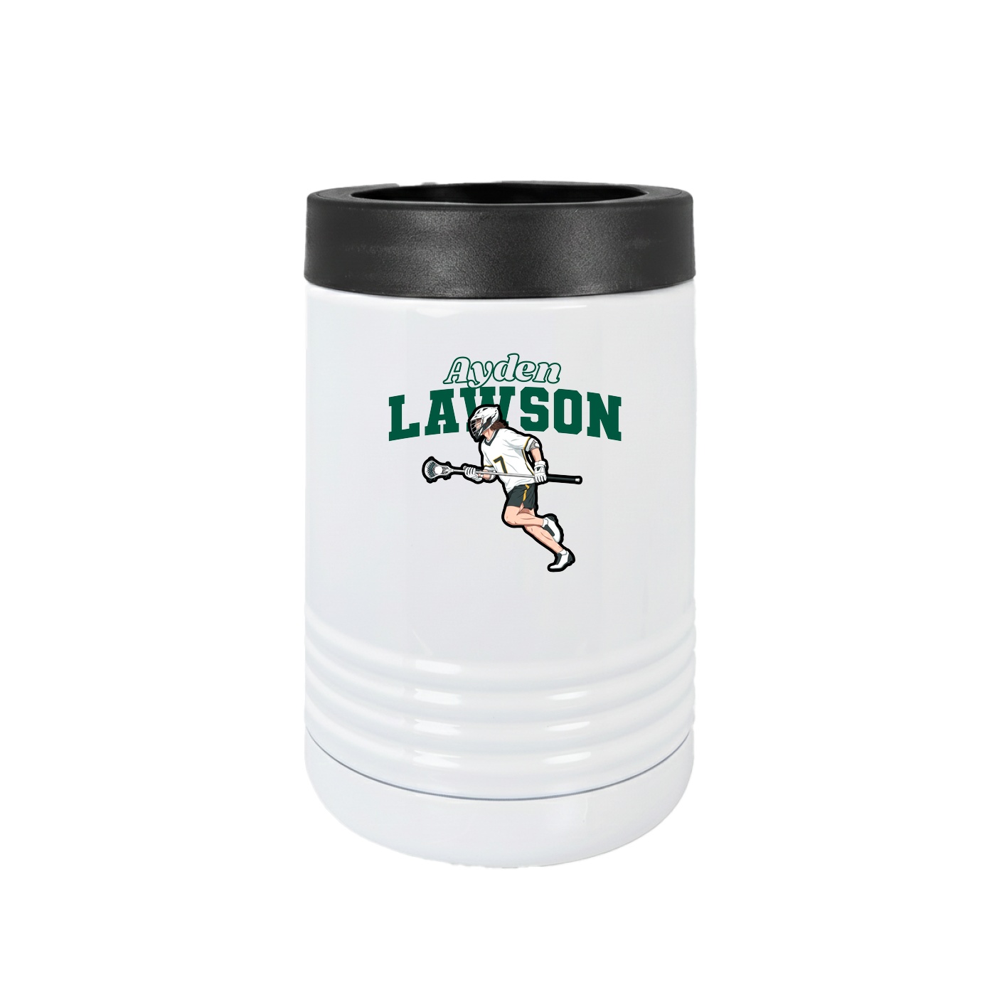 Beverage Holder — Name Arch in White