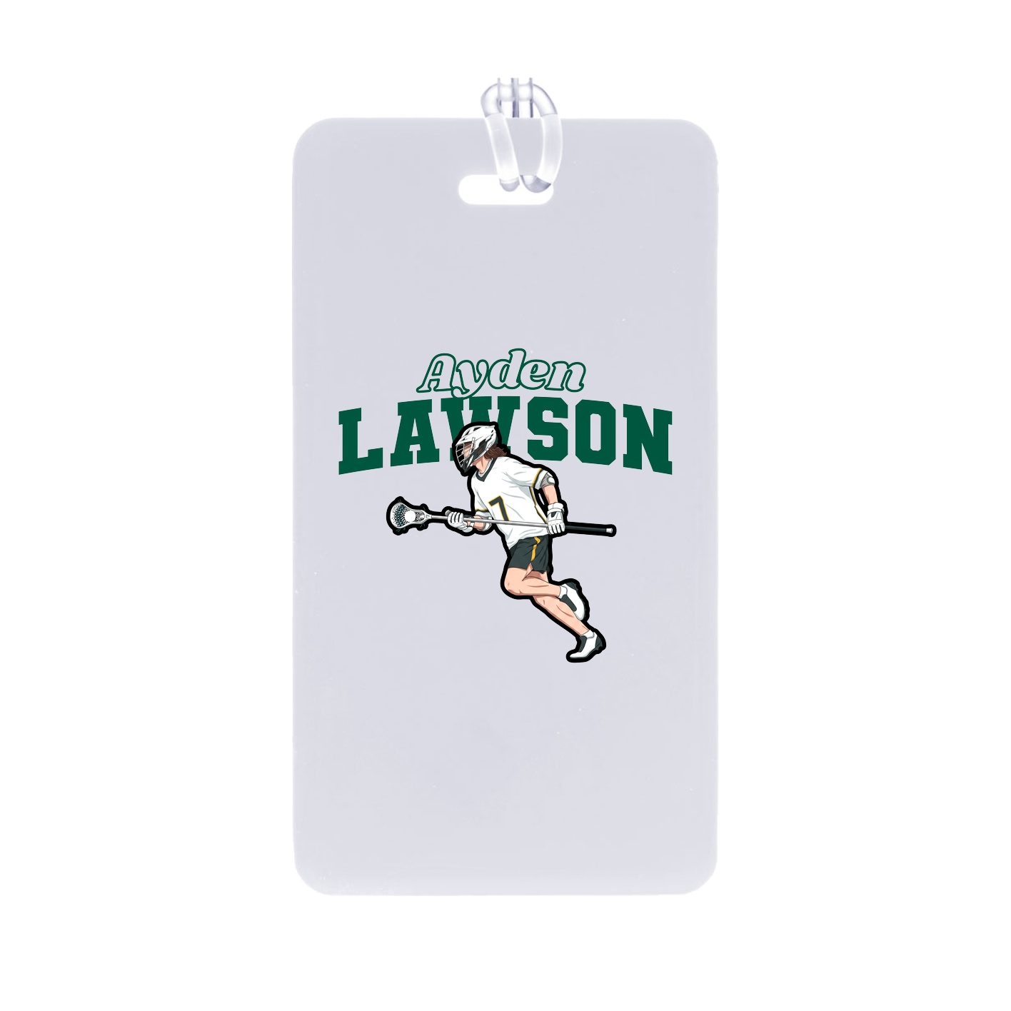 Bag Tag — Name Arch in Classic