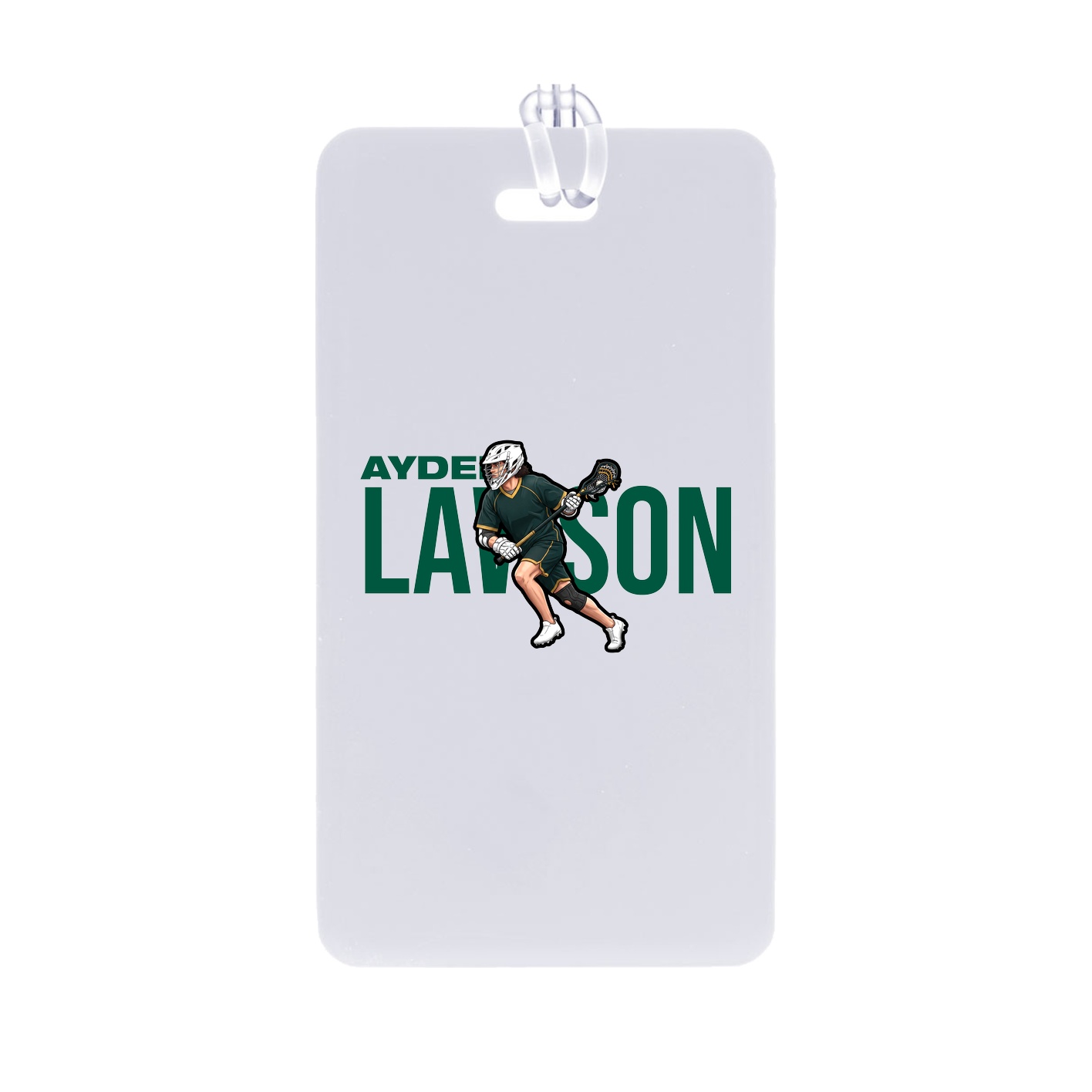 Bag Tag — Player Name in Classic