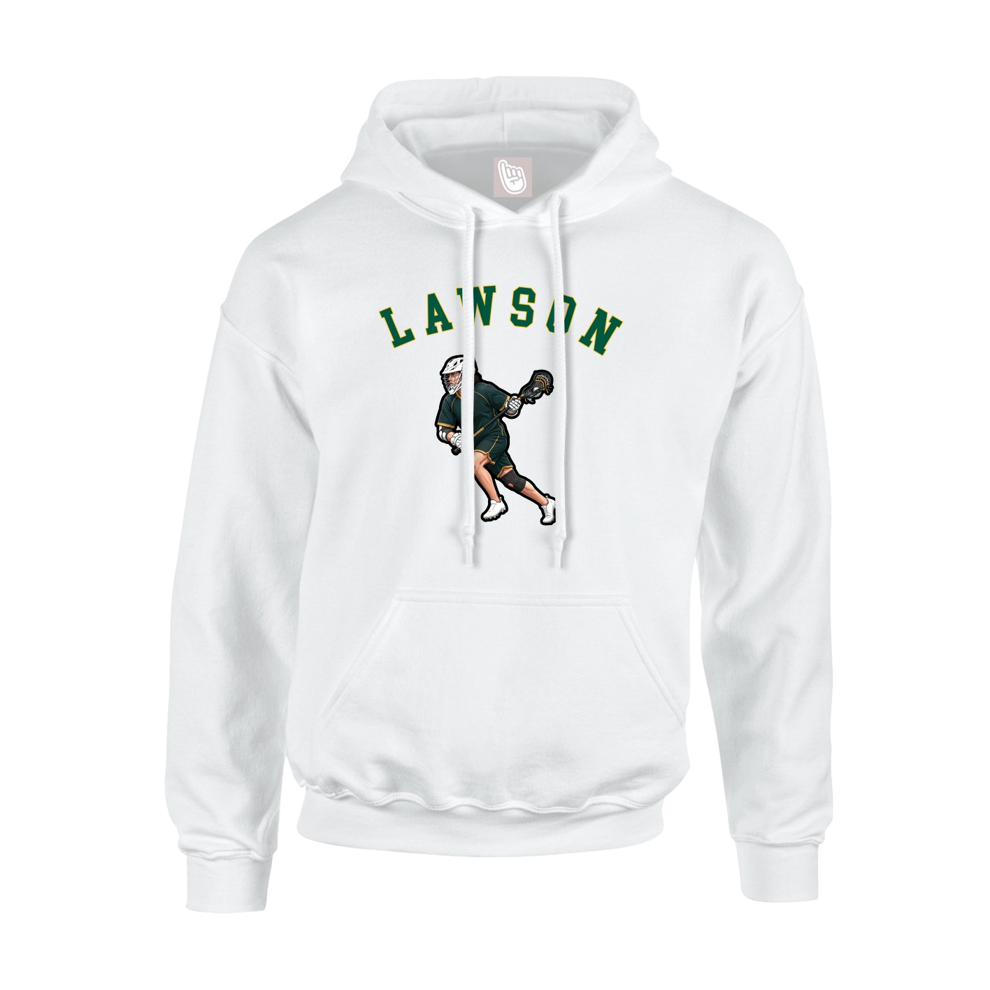 Hoodie — Shirsey Arch in White