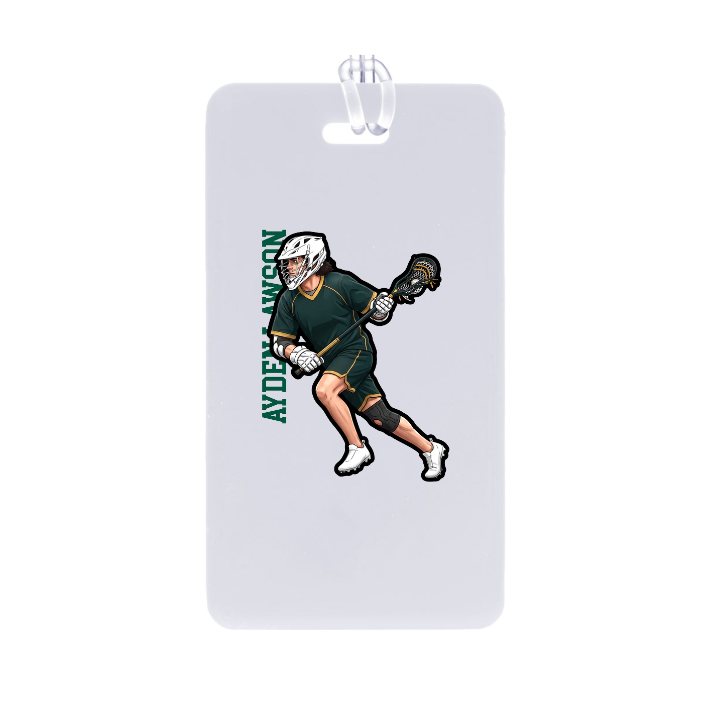 Bag Tag — Name Vertical in Classic