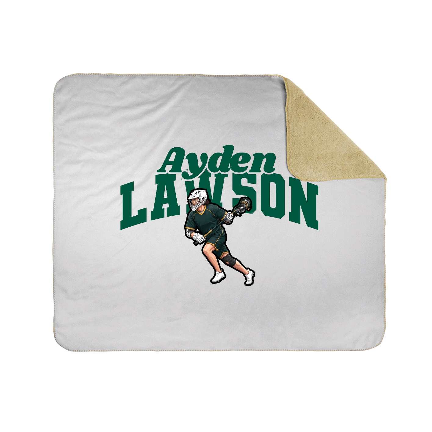 Throw Blanket — Signature Arch in White