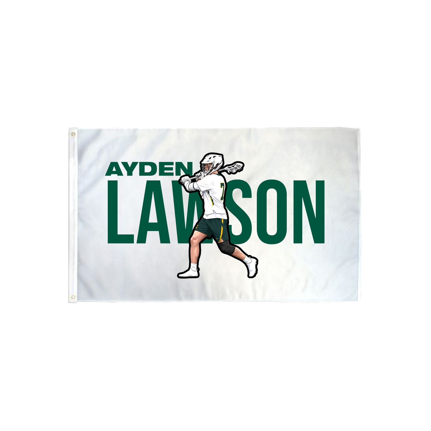 3x5 Flag — Player Name in Classic