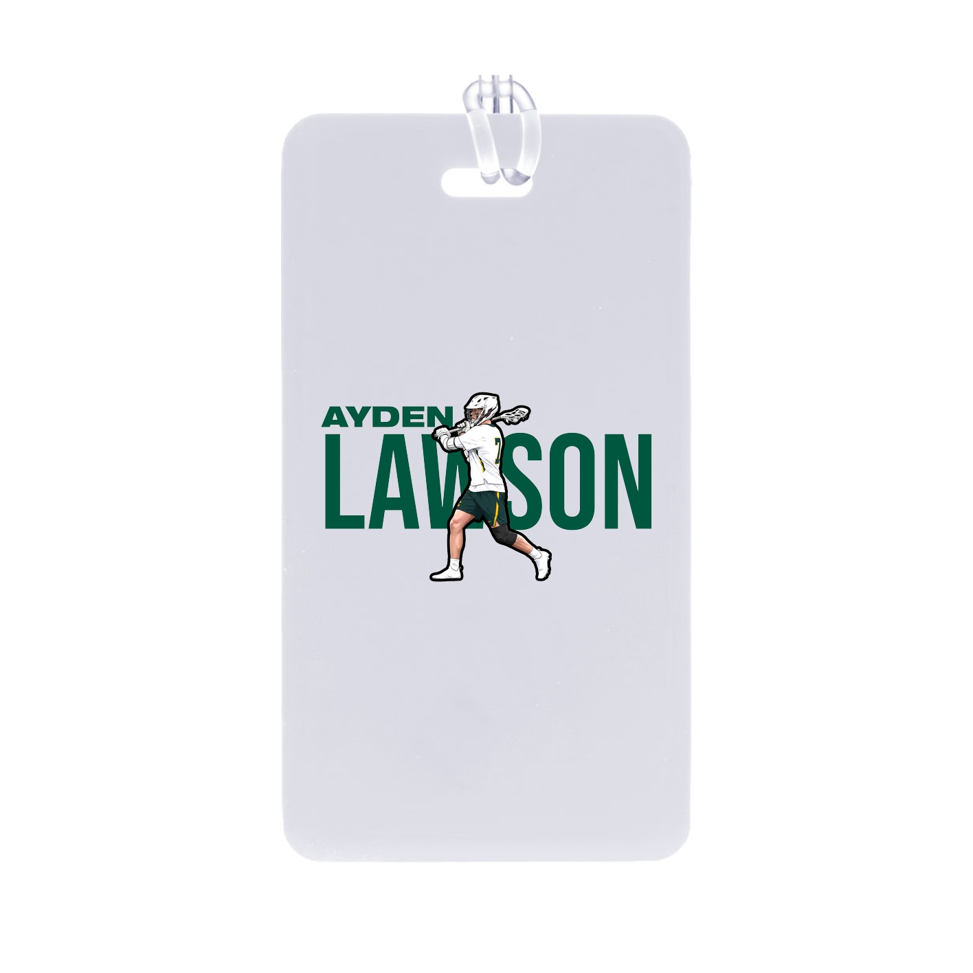 Bag Tag — Player Name in Classic