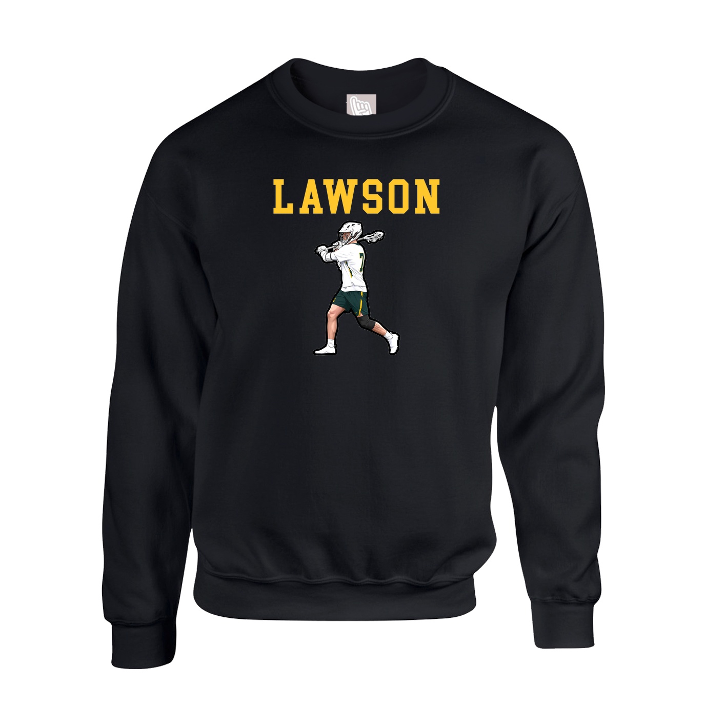 Fleece Crew — Shirsey in Black