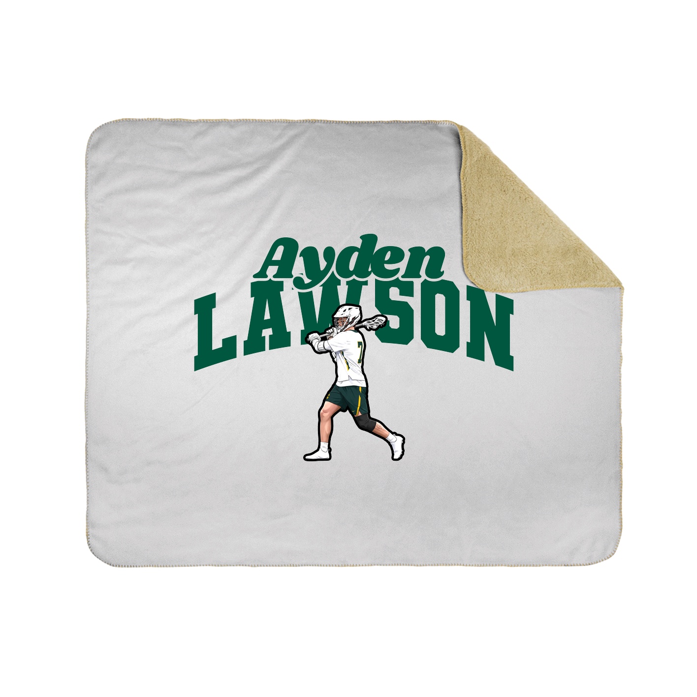 Throw Blanket — Signature Arch in White