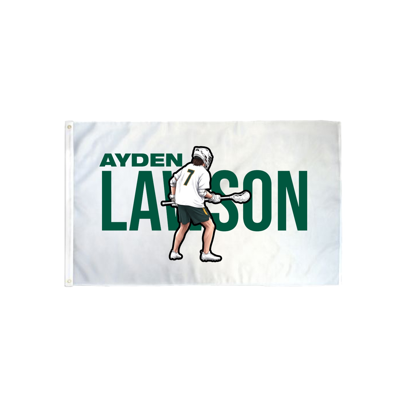 3x5 Flag — Player Name in Classic