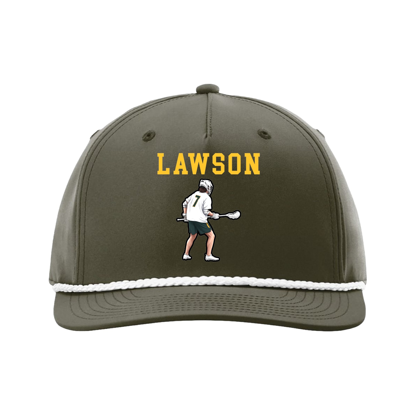 Five-Panel Classic Rope Cap — Shirsey in Green