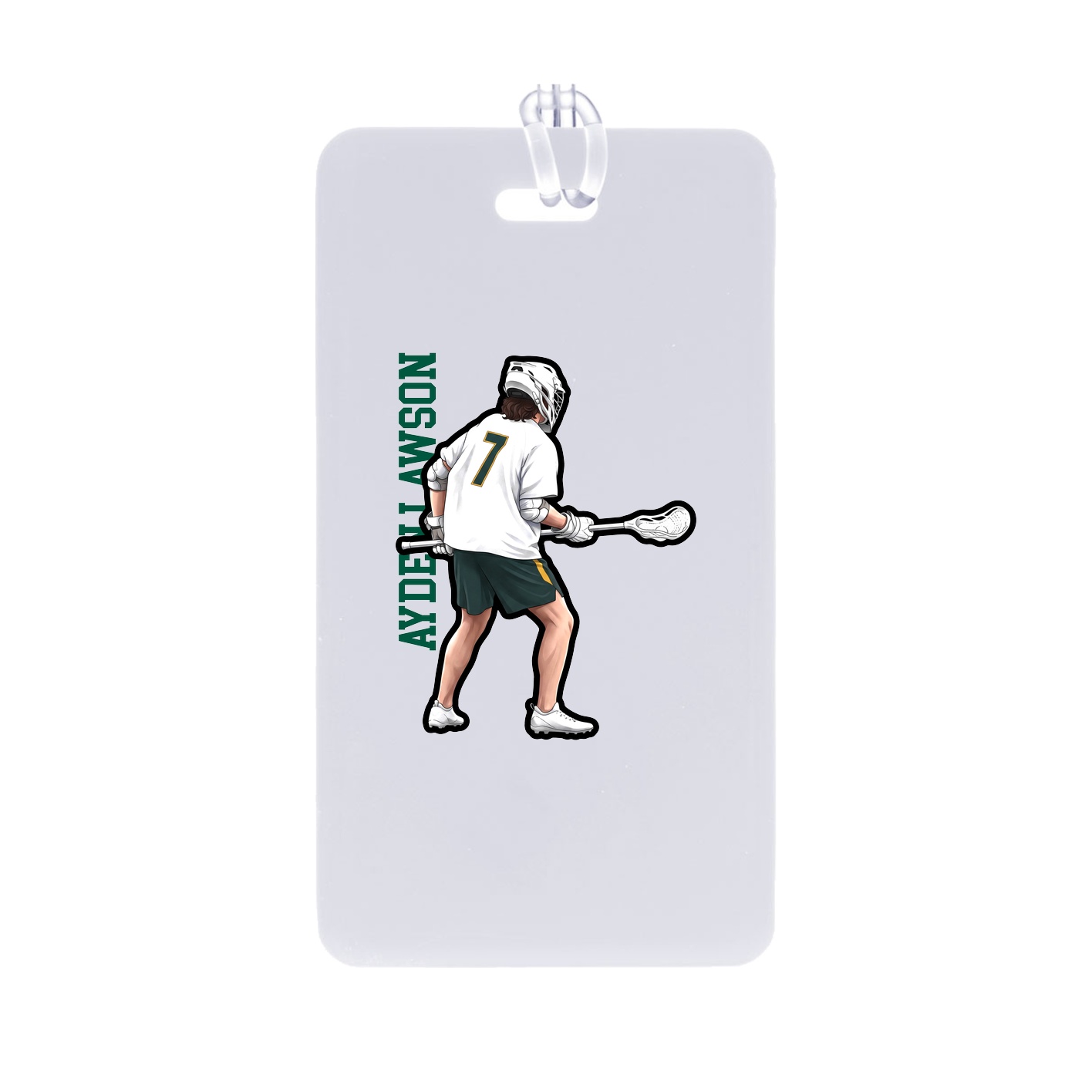 Bag Tag — Name Vertical in Classic
