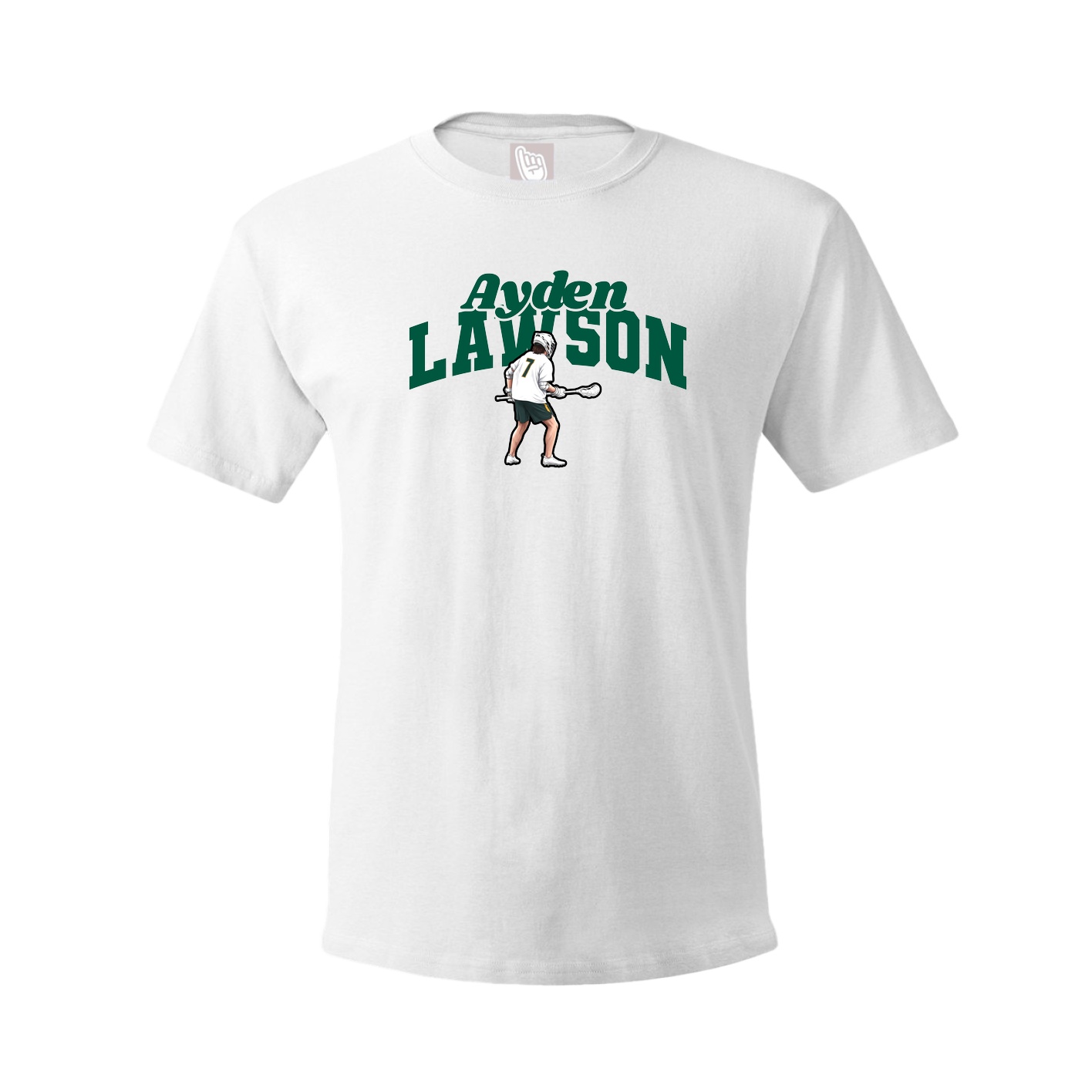 Youth Tee — Signature Arch in White