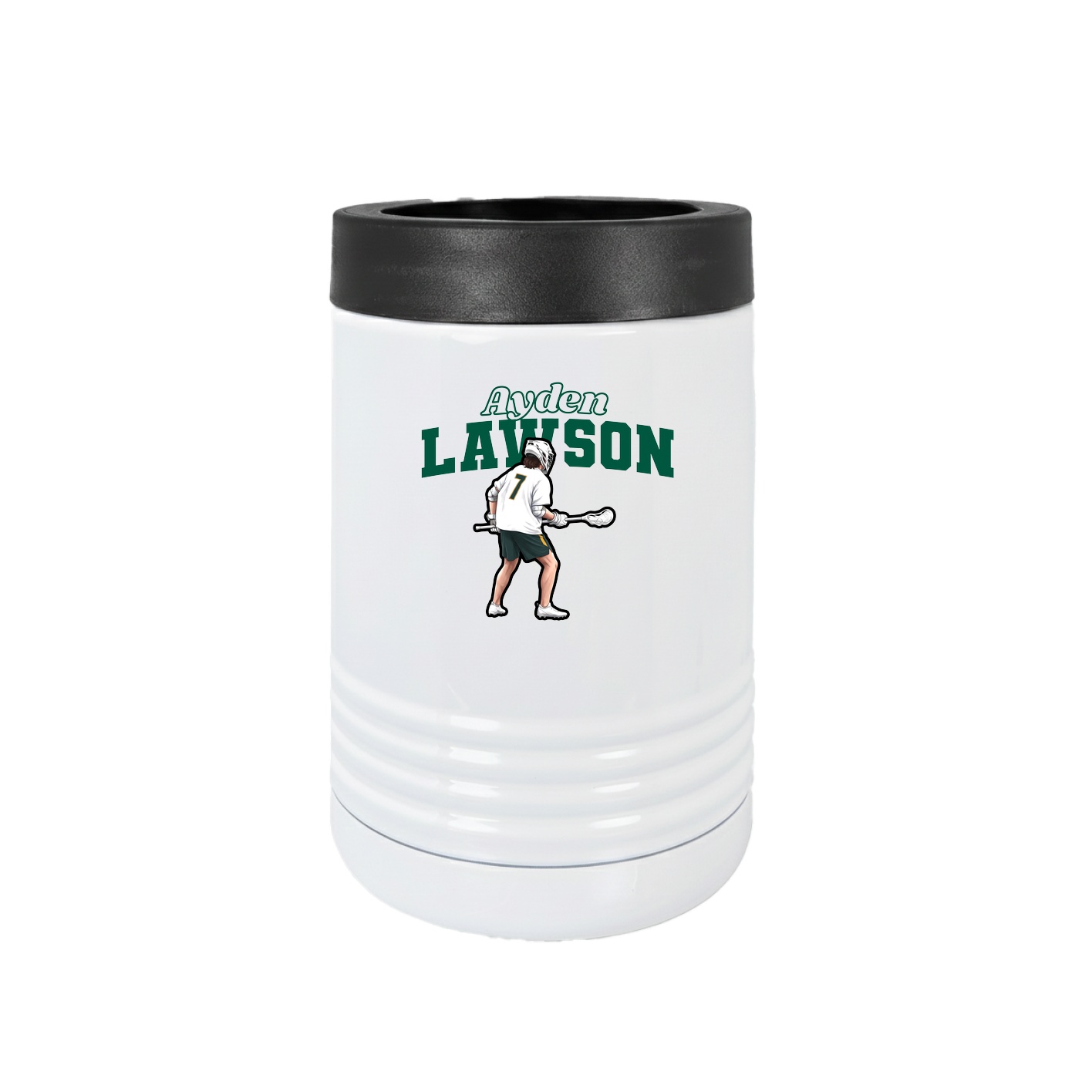 Beverage Holder — Name Arch in White