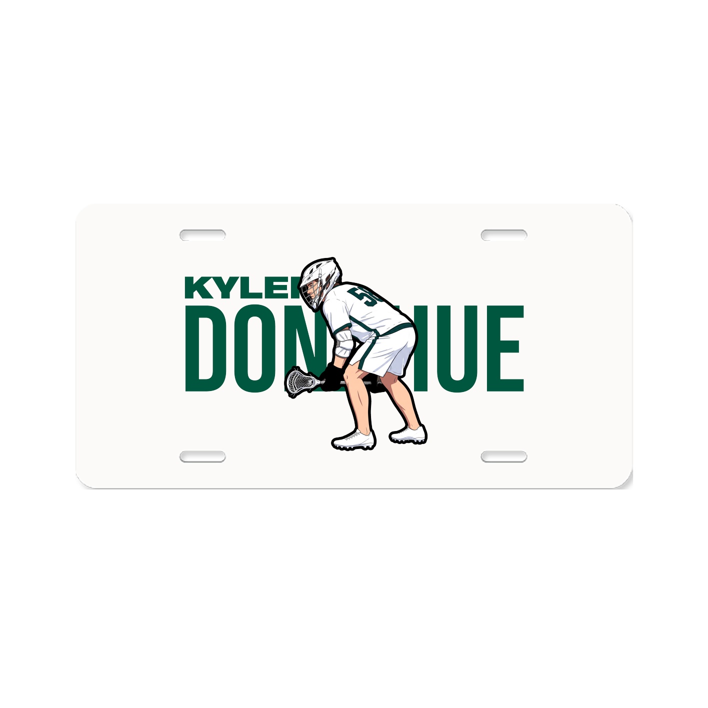 License Plate — Player Name in Classic