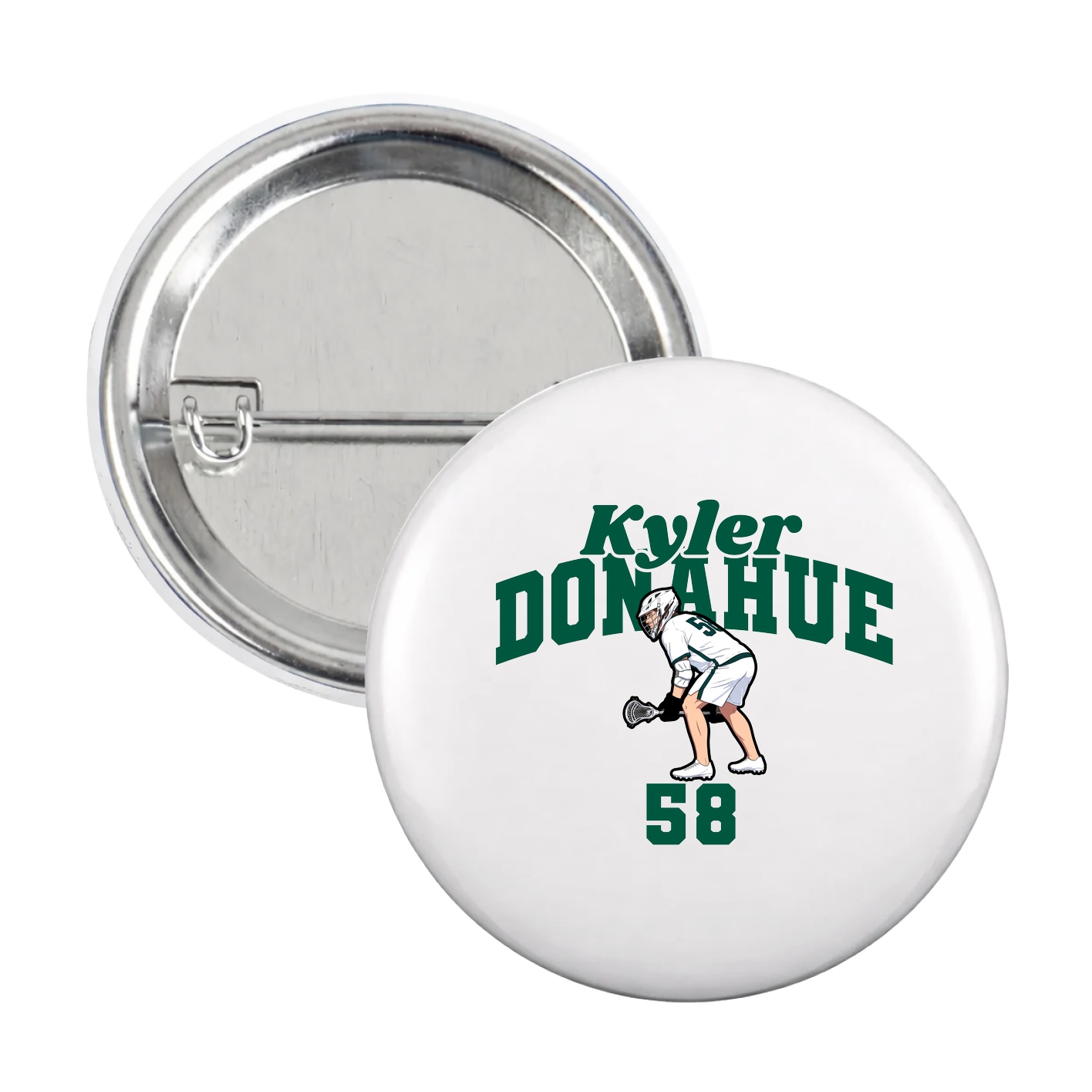 Game Day Button — Signature Arch in White