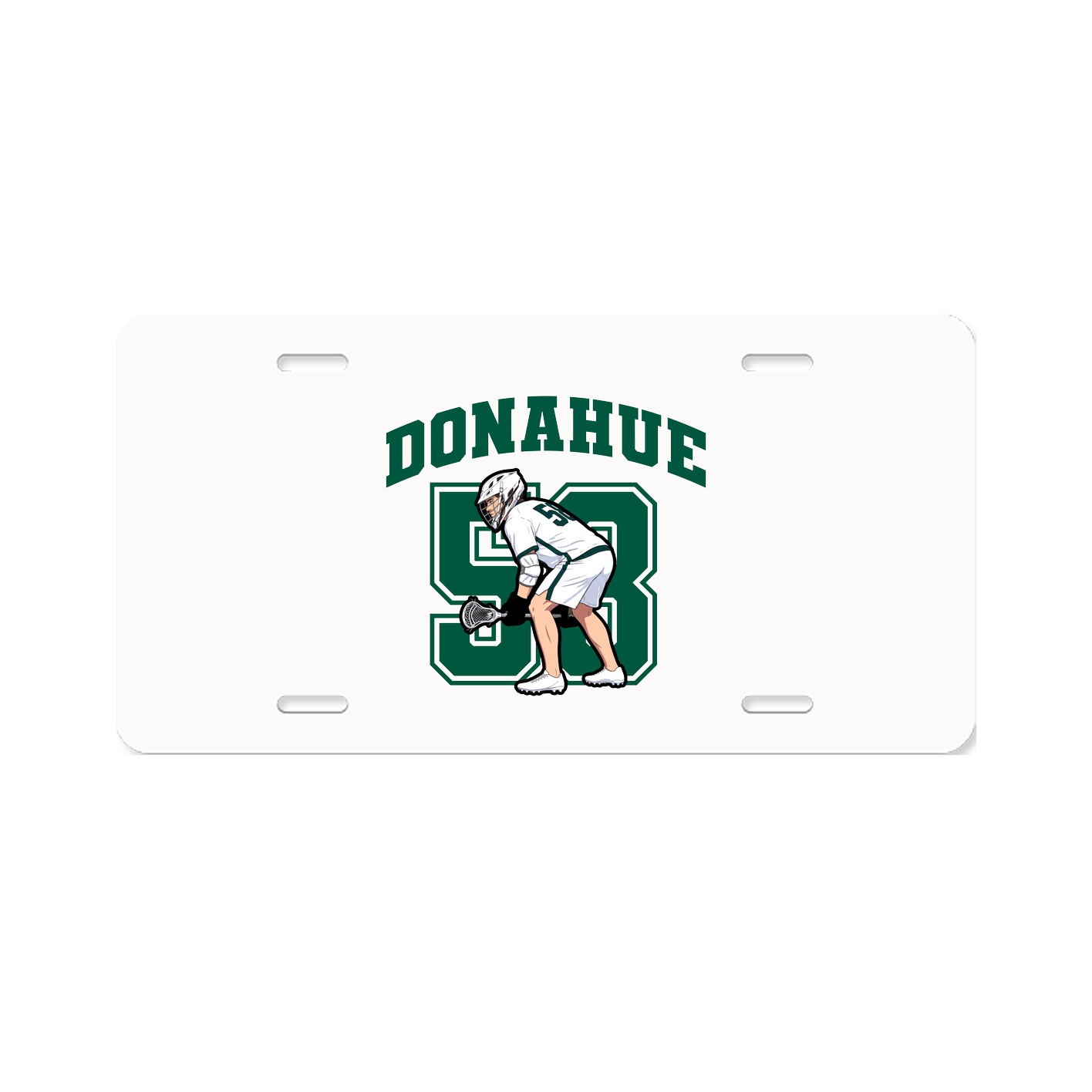 License Plate — Number in Classic