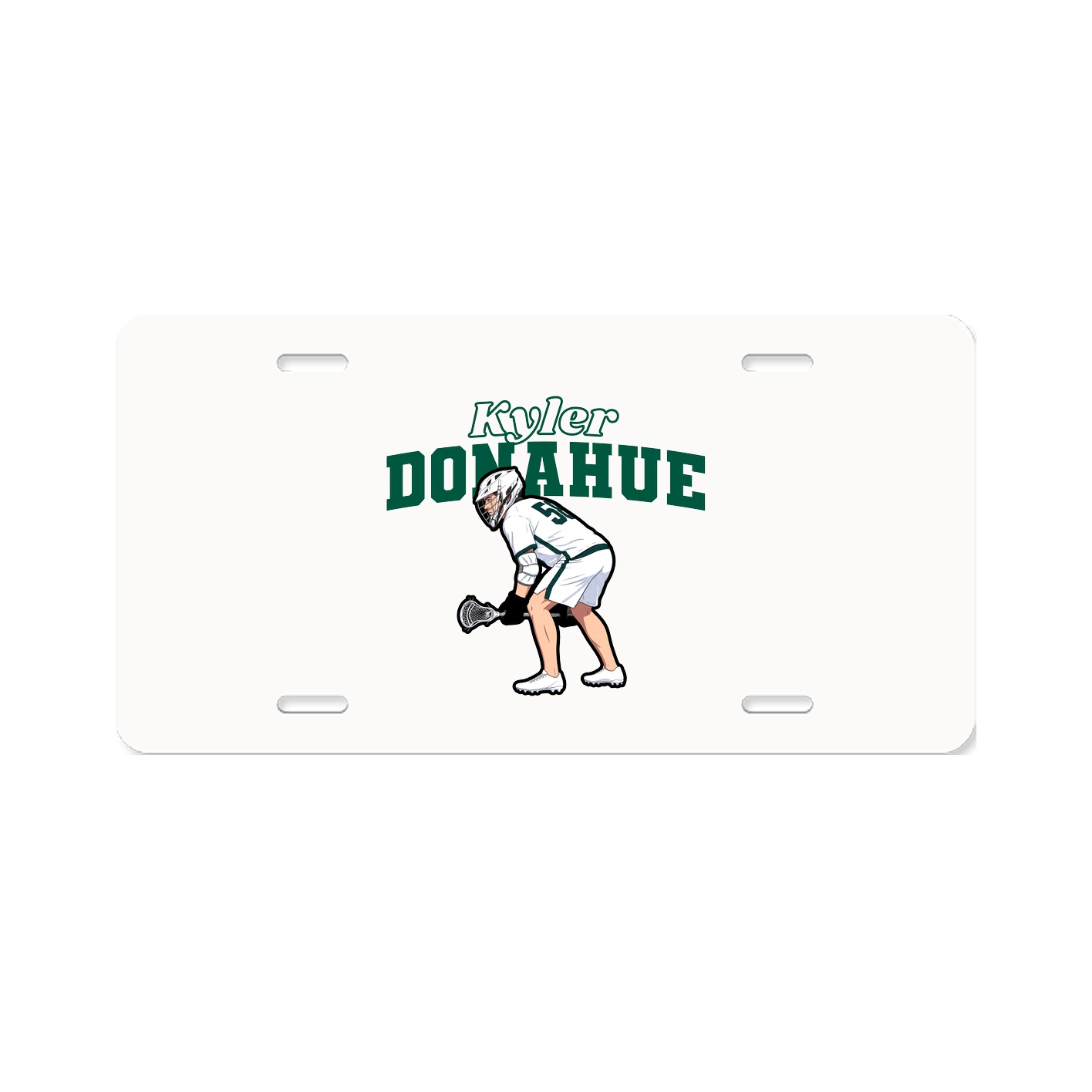 License Plate — Name Arch in Classic