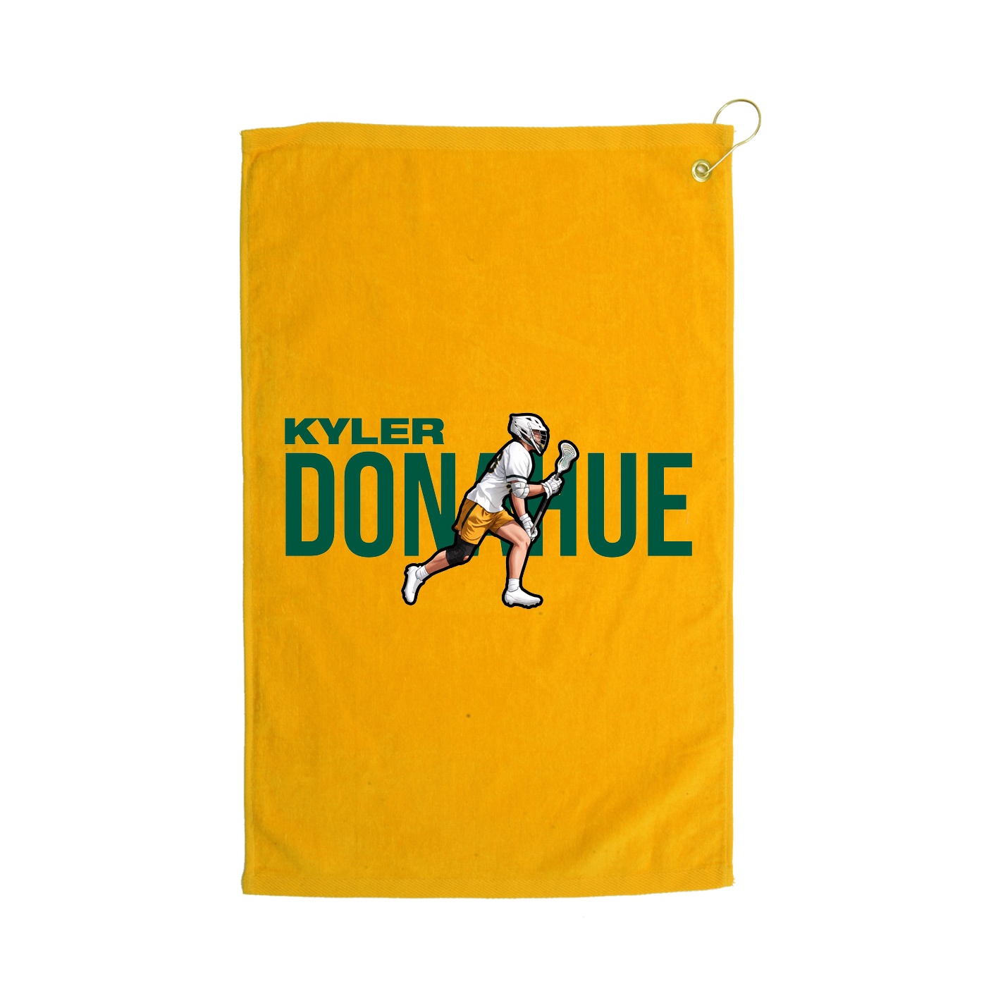 Golf Towel — Player Name in Gold