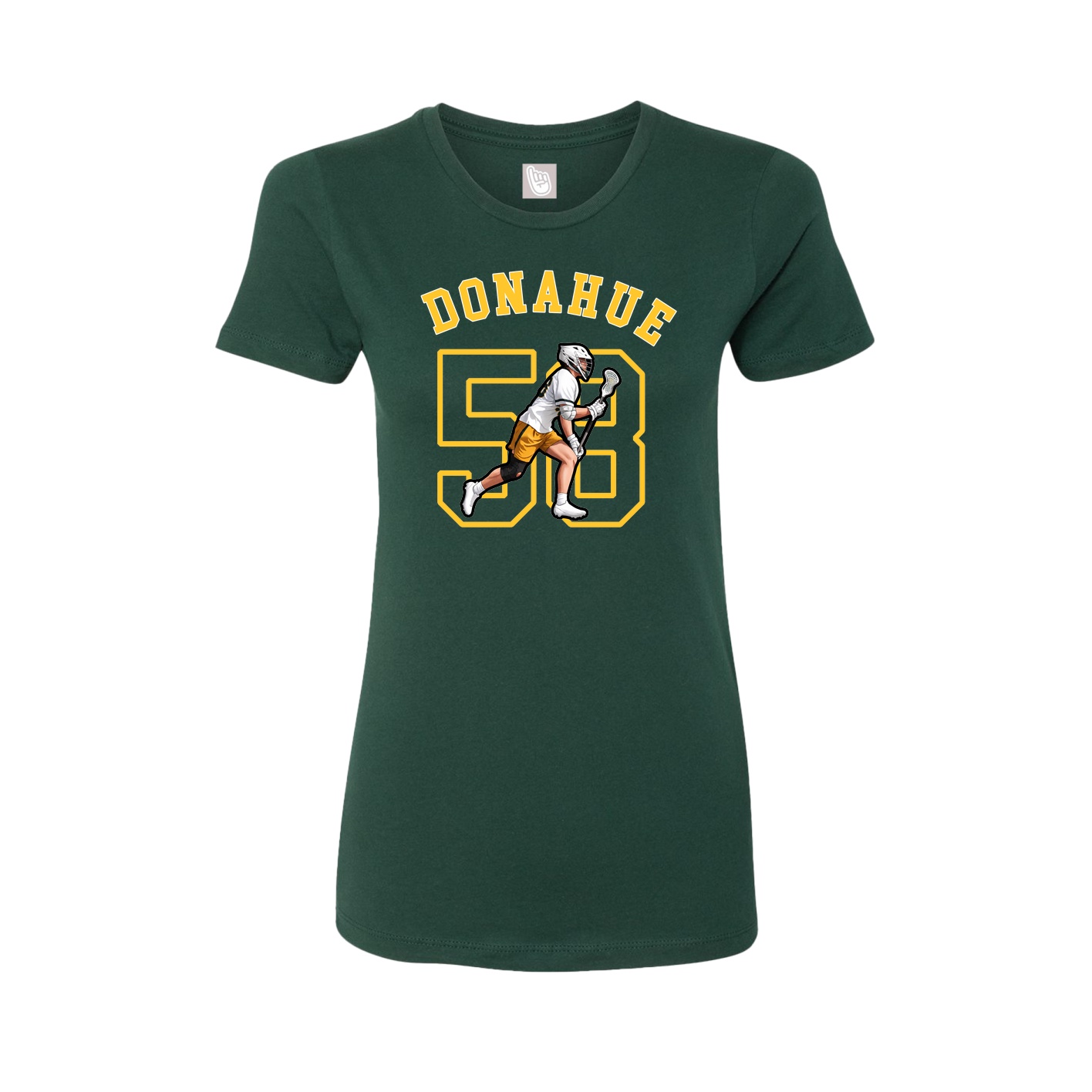Fitted Women's Tee — Shirsey Arch in Green