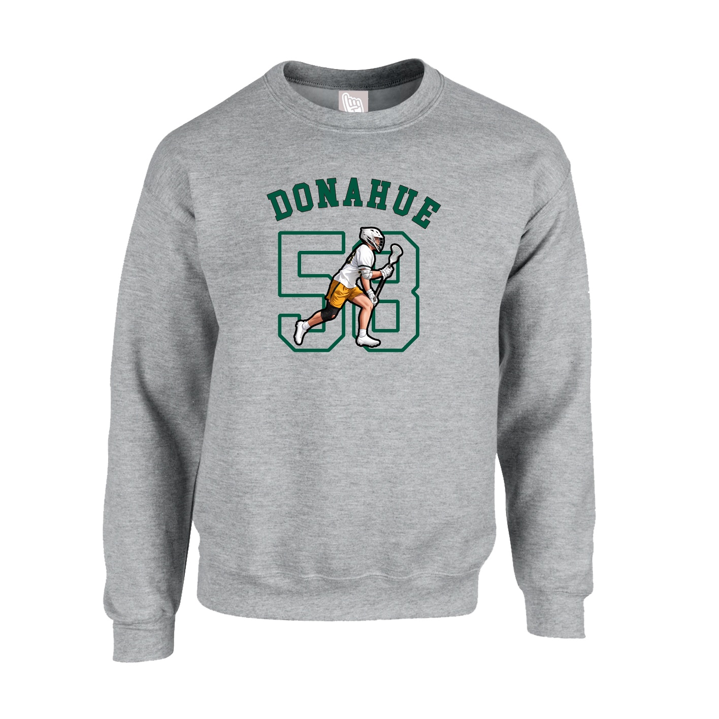 Fleece Crew — Shirsey Arch in Grey