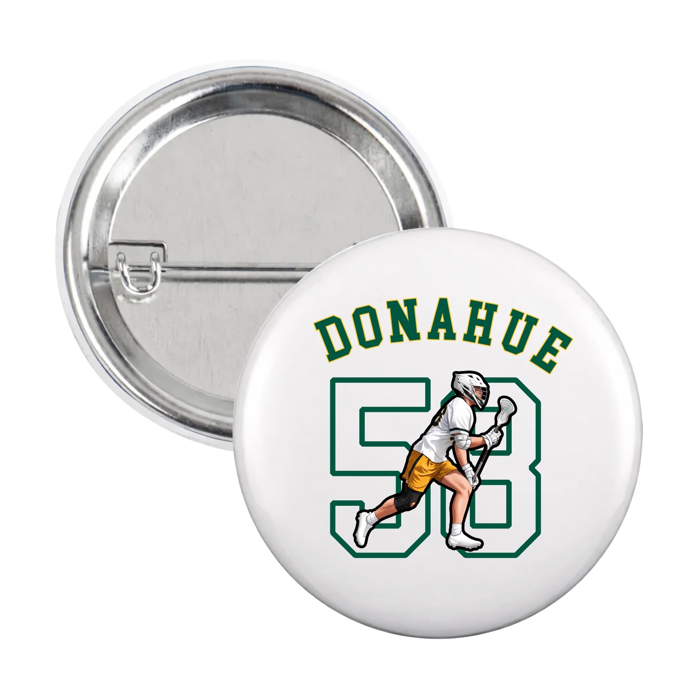 Game Day Button — Shirsey Arch in White