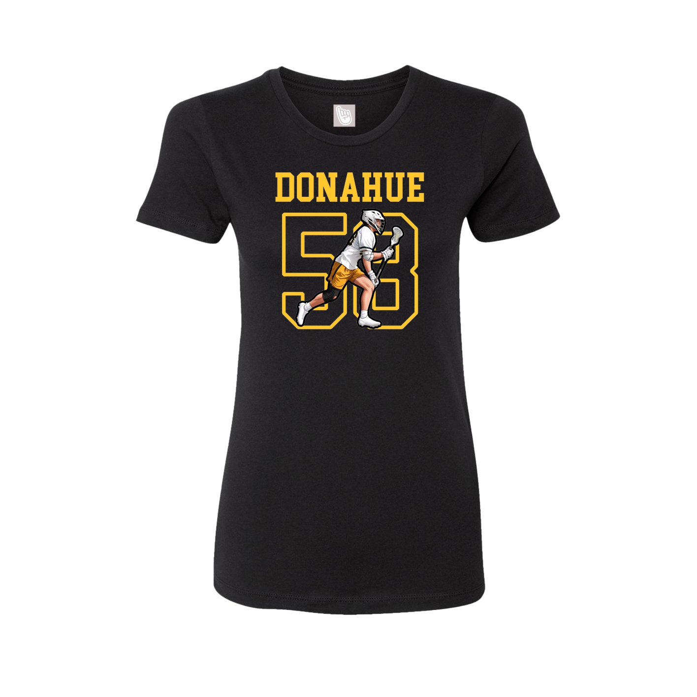Fitted Women's Tee — Shirsey in Black