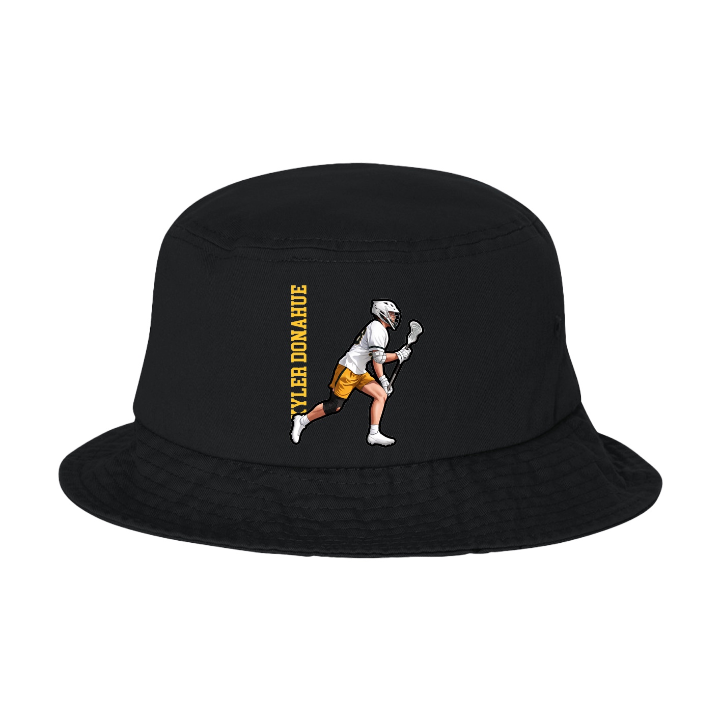 Bucket Cap — Name Vertical in Black