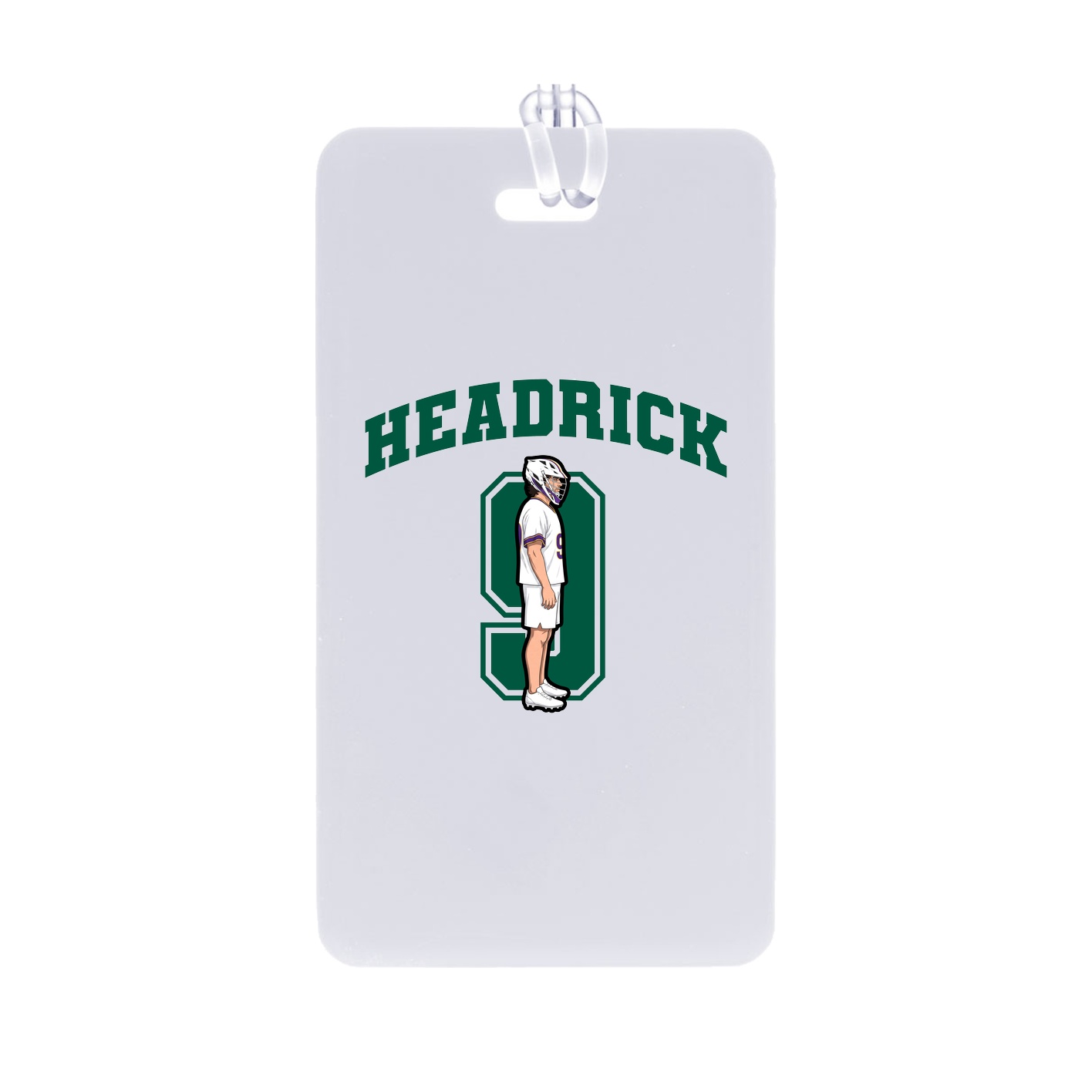 Bag Tag — Number in Classic