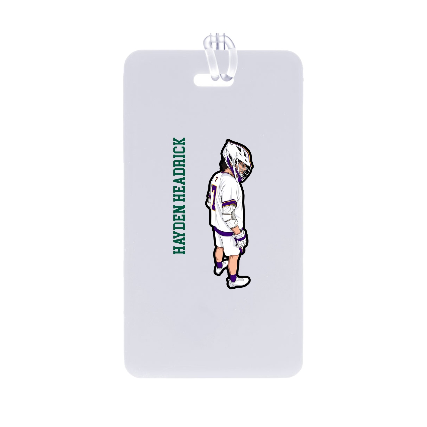Bag Tag — Name Vertical in Classic