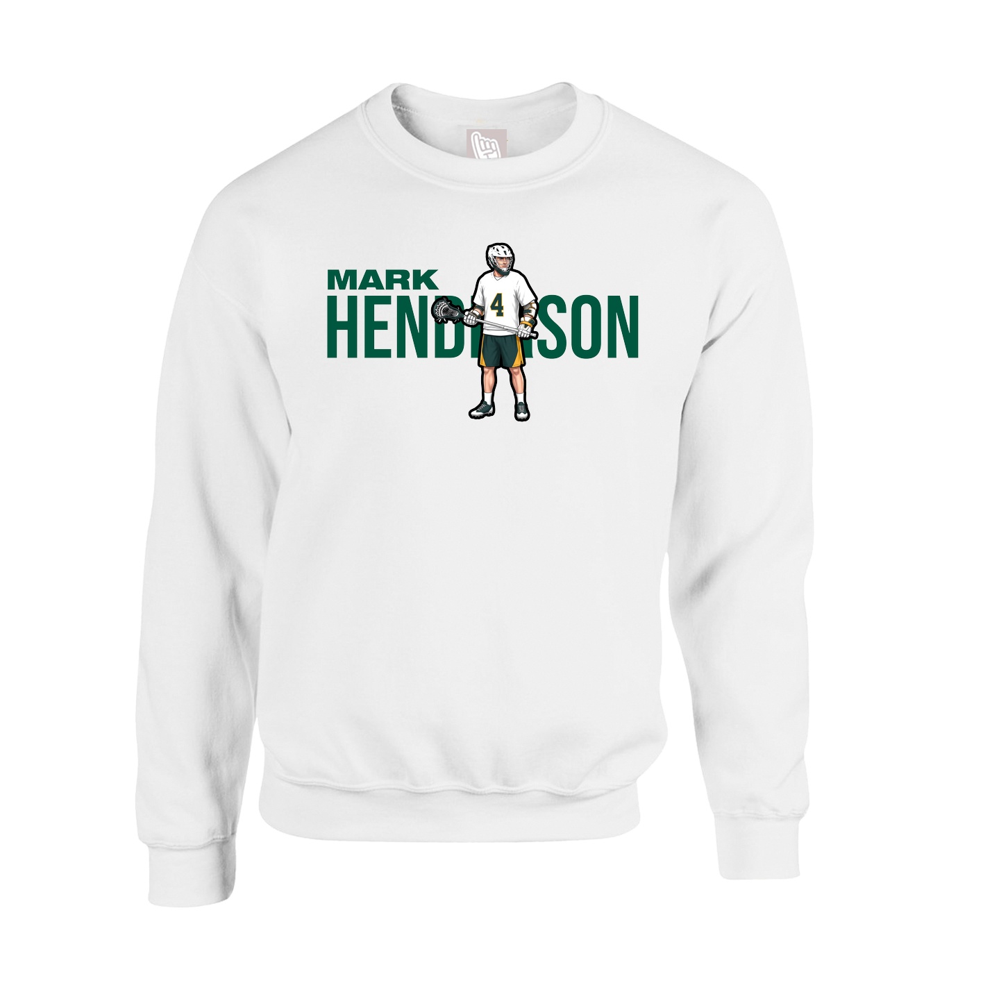 Fleece Crew — Player Name in White