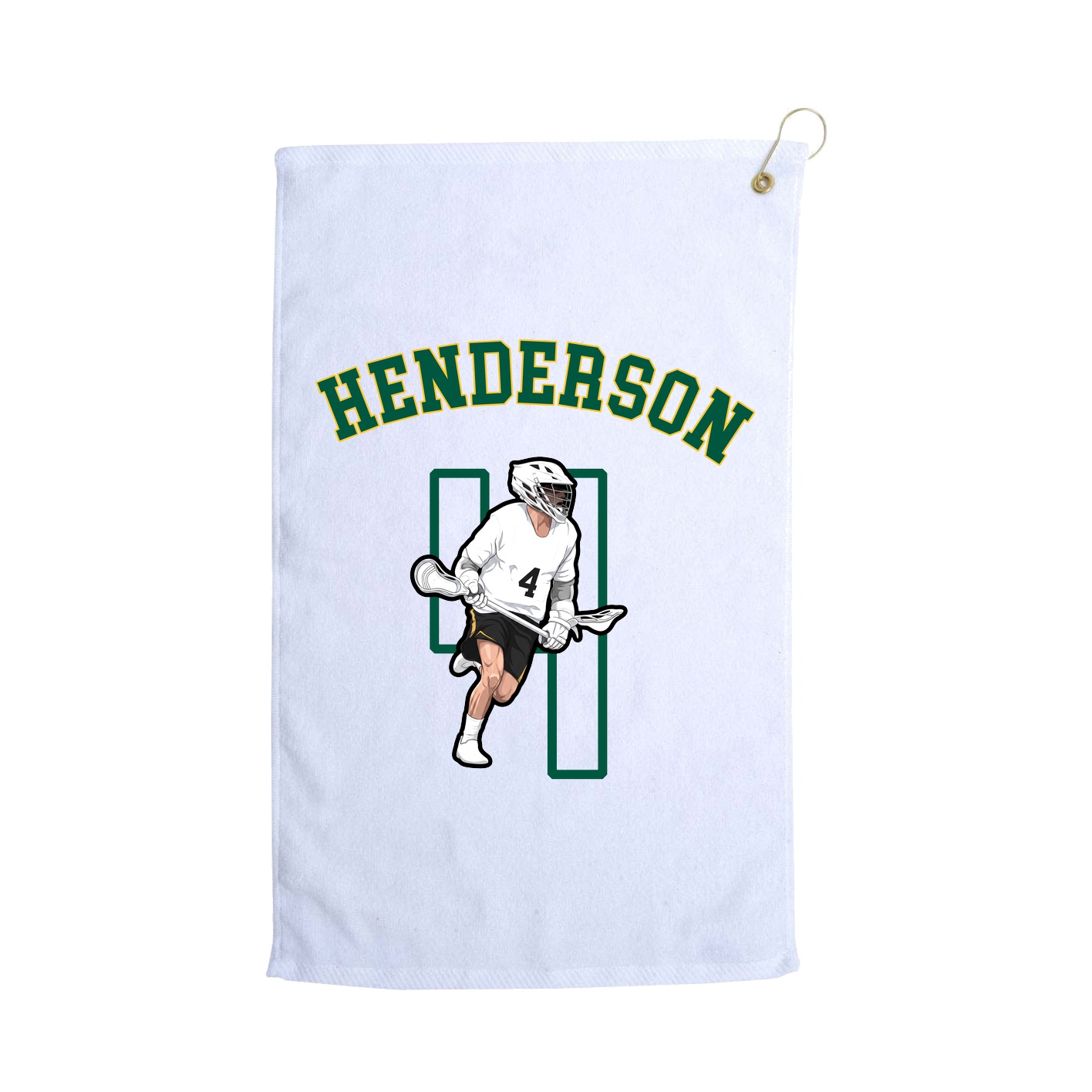 Golf Towel — Shirsey Arch in White