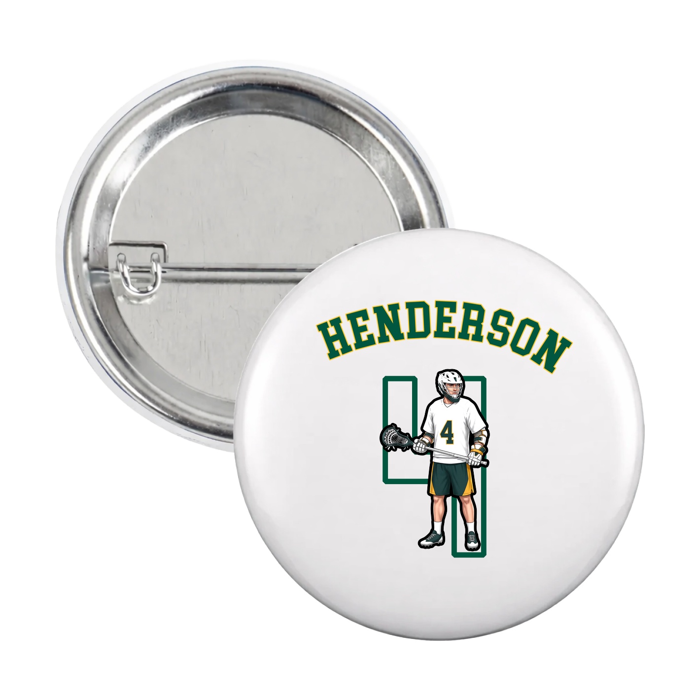 Game Day Button — Shirsey Arch in White