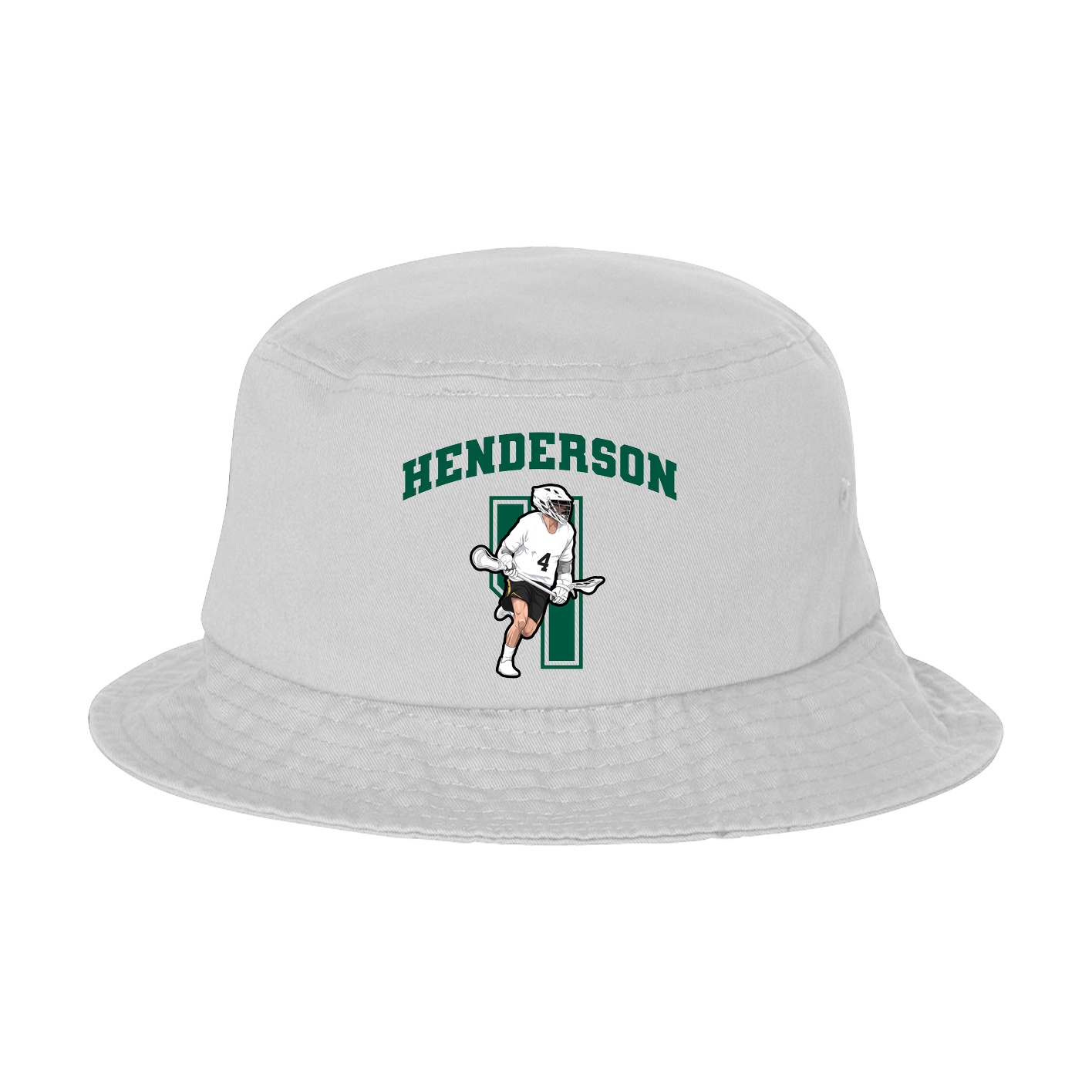 Bucket Cap — Number in White