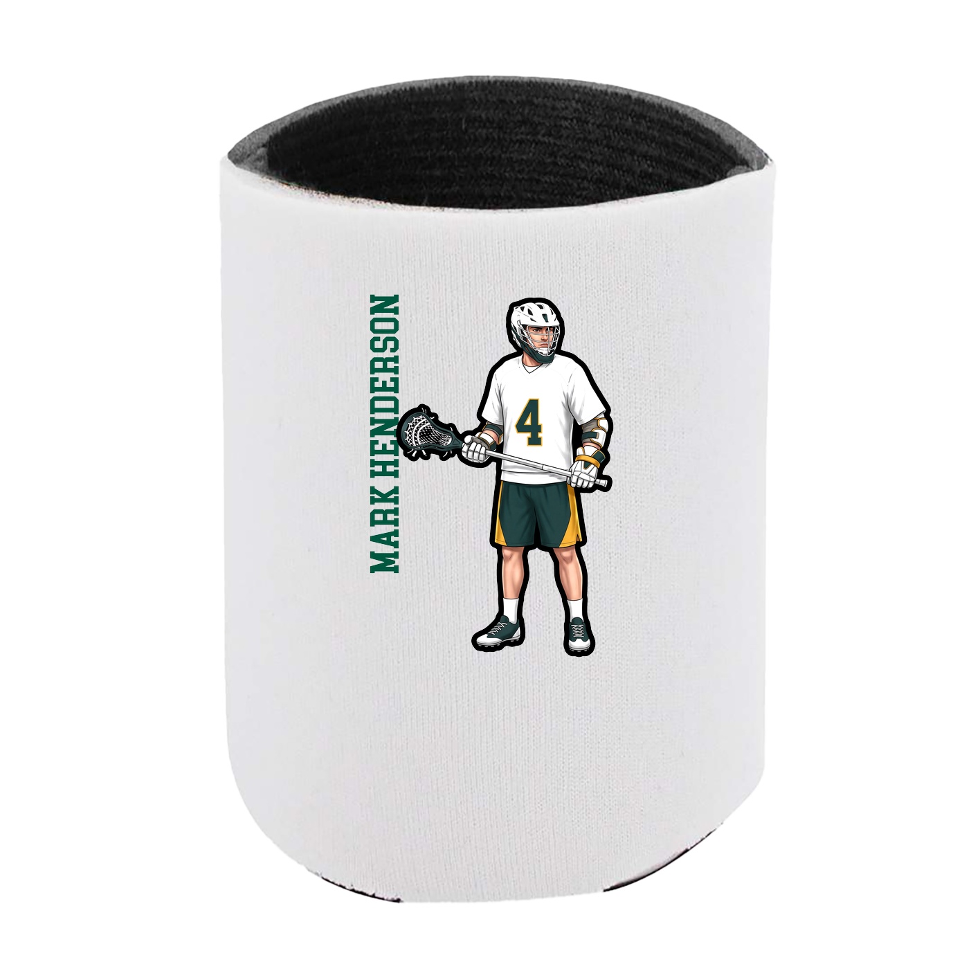 Can Holder — Name Vertical in White