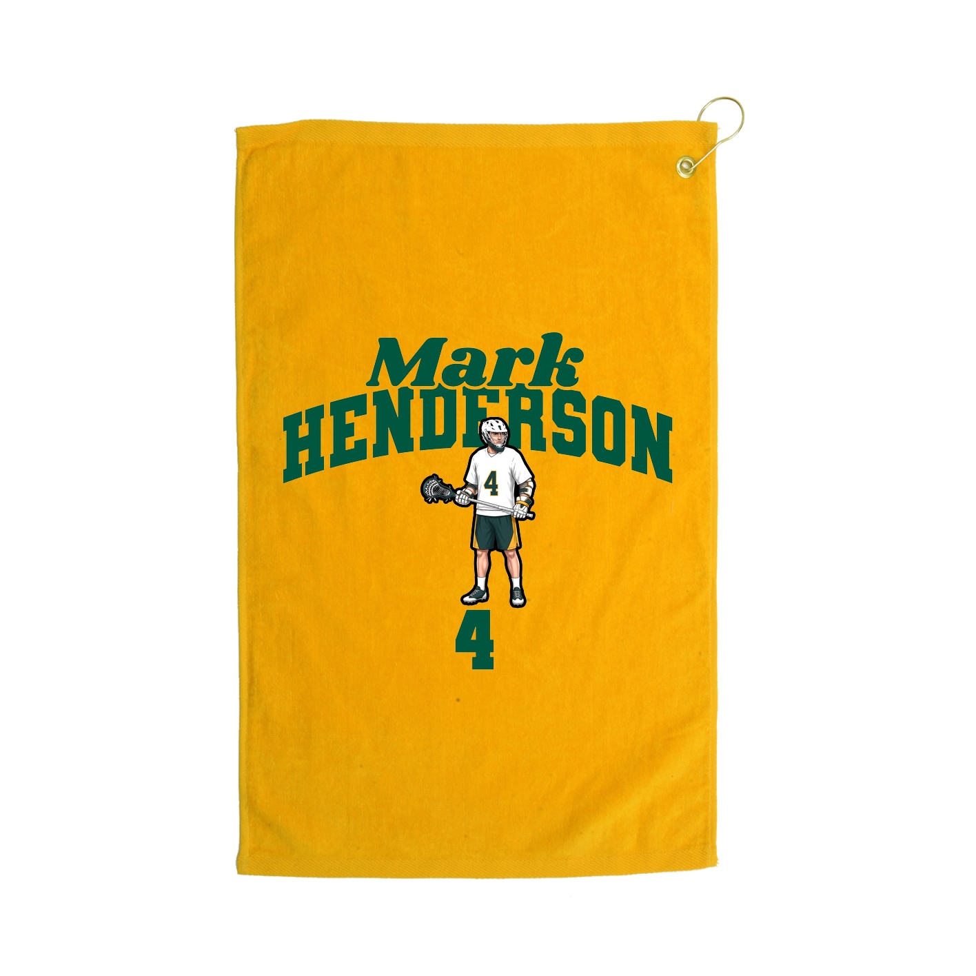 Golf Towel — Signature Arch in Gold