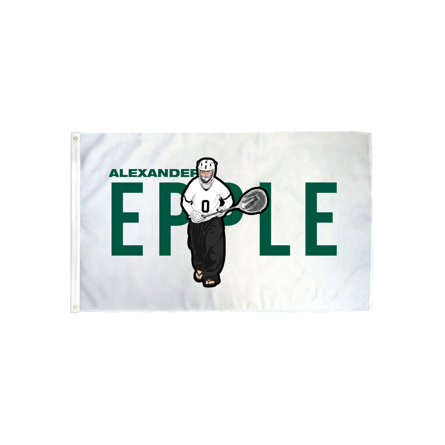3x5 Flag — Player Name in Classic
